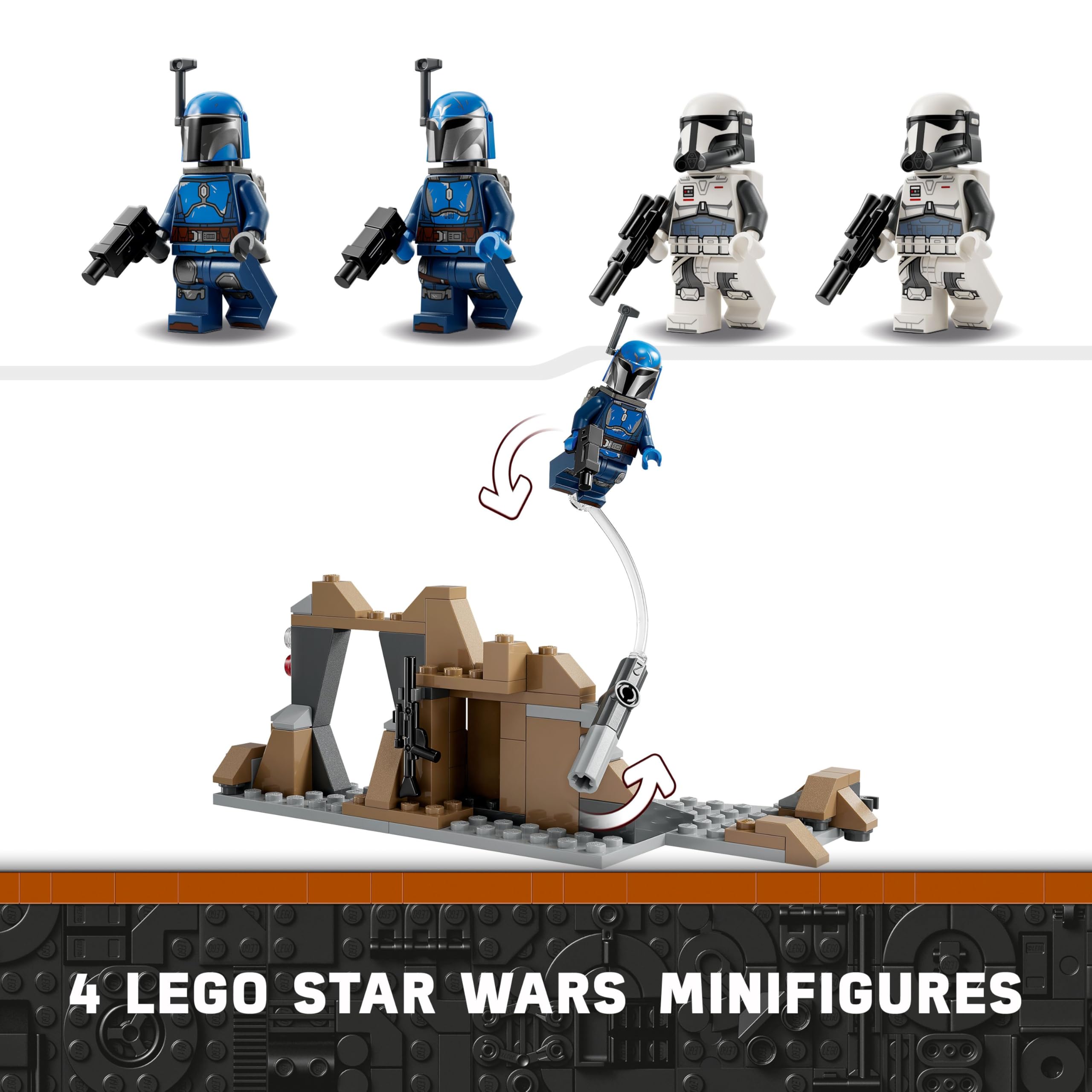 LEGO Star Wars 75373 Ambush on Mandalore Battle Pack | Ages 6+ | 4 Minifigures 7