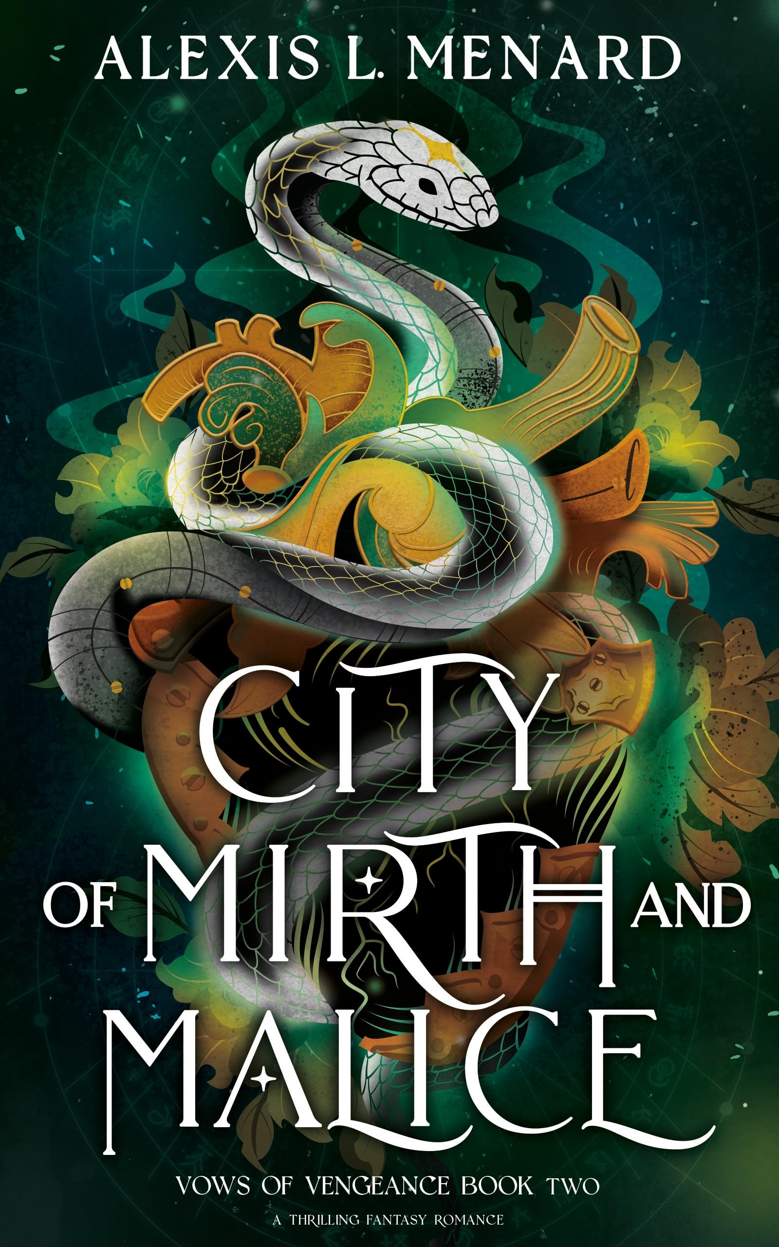 City of Mirth and Malice by Alexis L. Menard | Paranormal Fantasy Romance | Paperback 1
