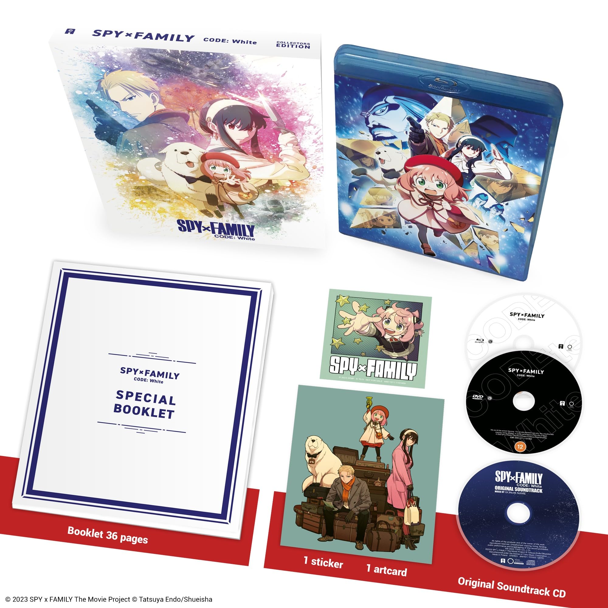 SPY x FAMILY CODE: White [Blu-ray+DVD+CD Collector's Edition] 2
