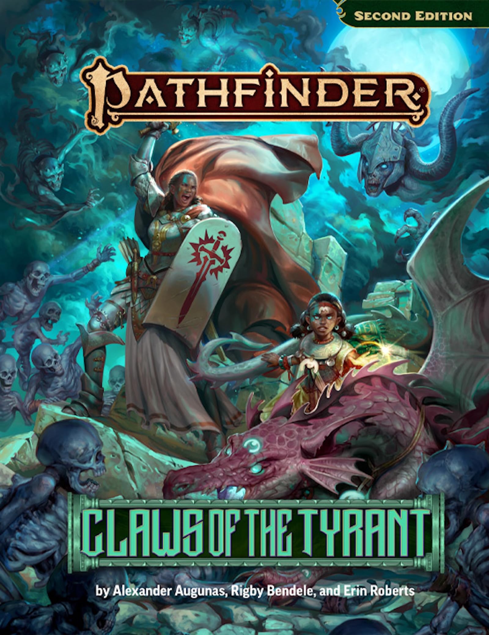 Paizo Pathfinder Adventure: Claws of the Tyrant (P2) Reference | Hardcover | English 1