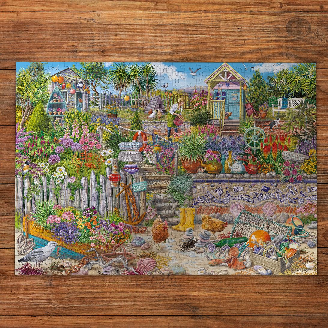 Gibsons Beachcomber's Garden Jigsaw Puzzle - 250 Extra Large Pieces | 48x34cm 5