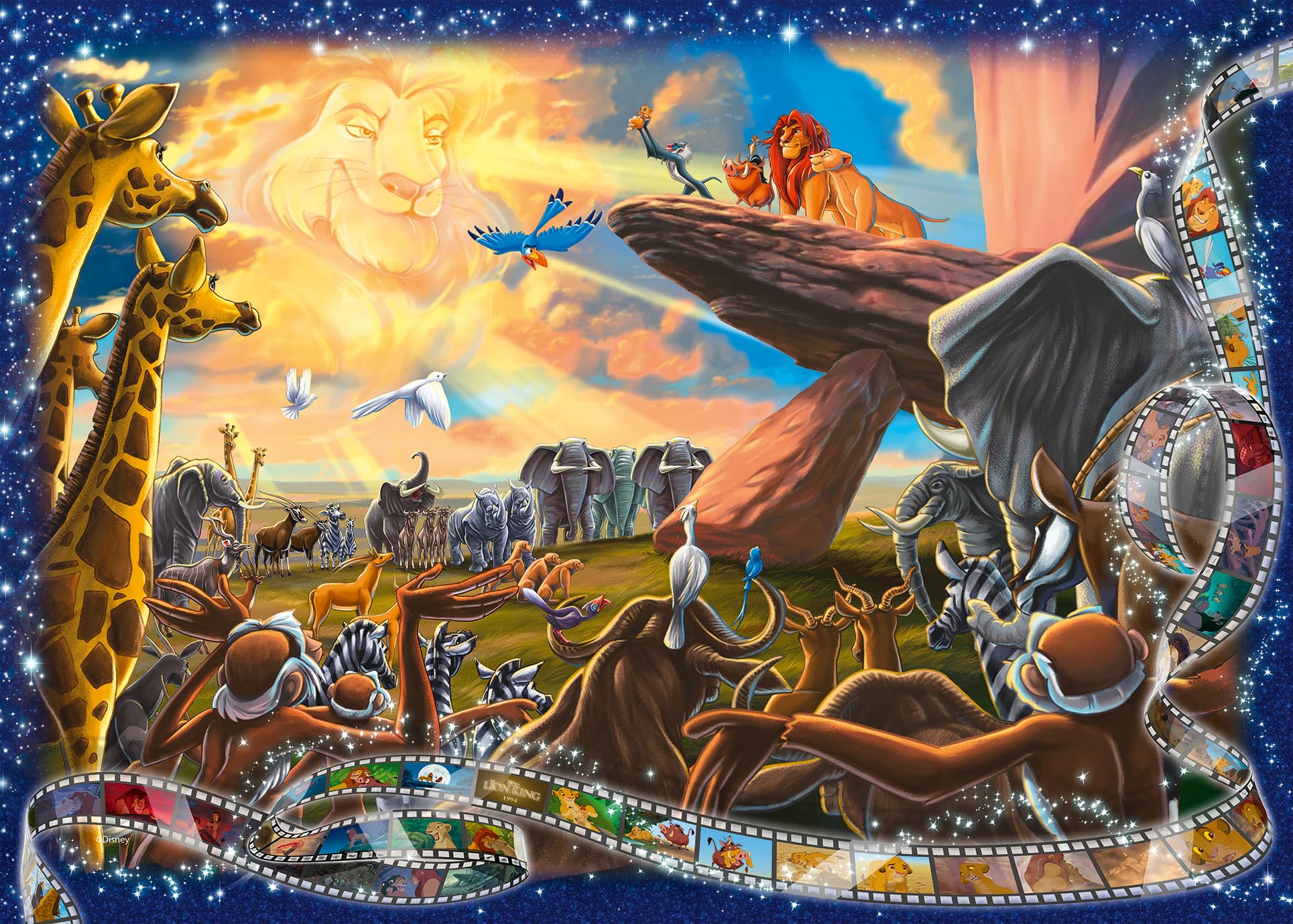 Ravensburger The Lion King Collector's Edition 1000 Piece Puzzle - Disney Jigsaw for Adults & Teens