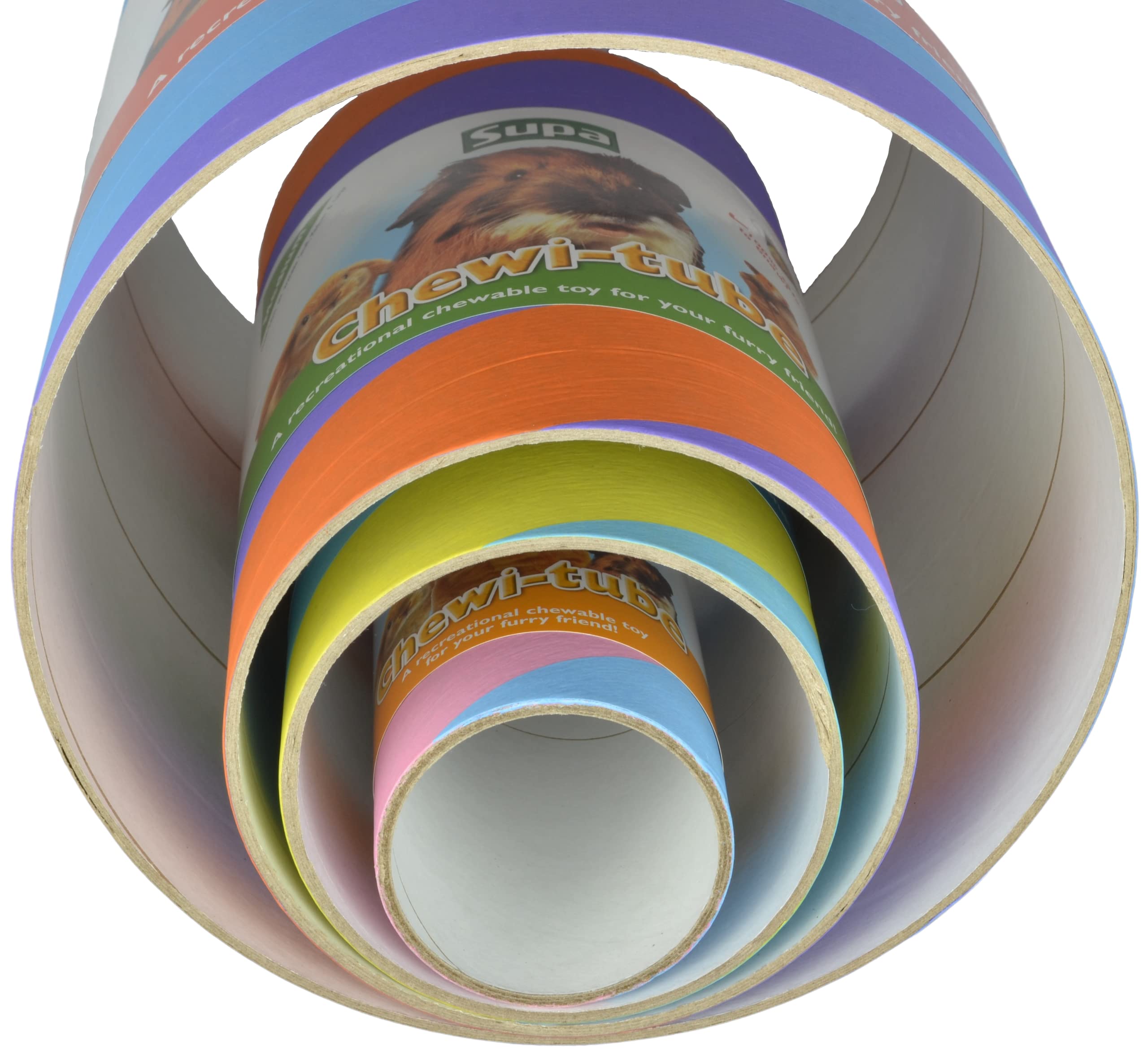 Supa Medium Chewi Tube - Recreational Chew Toy for Small Animals | 23.2cm Length 5