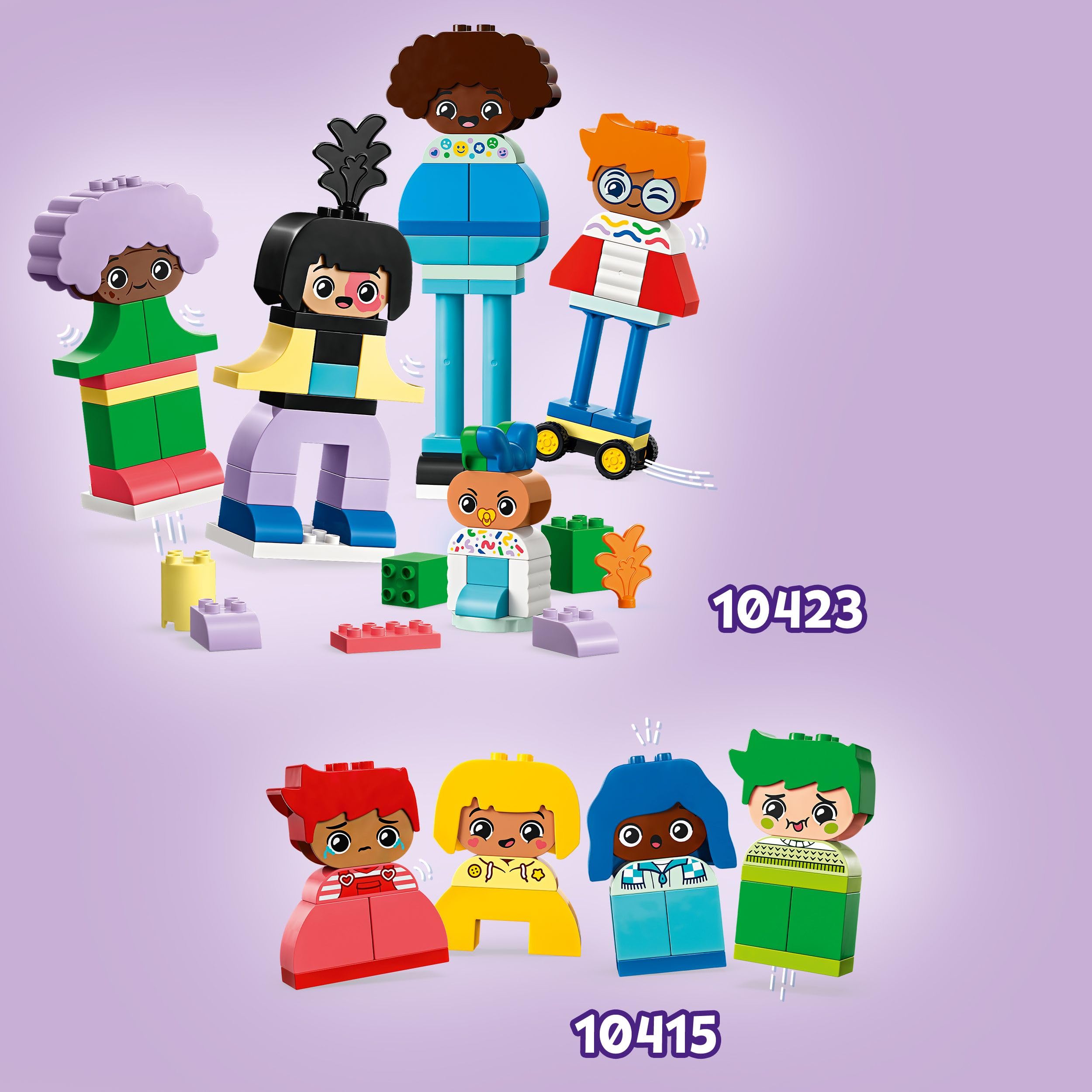 LEGO DUPLO My First Big Feelings & Emotions - Educational Building Set for Toddlers 18 Months+ 9