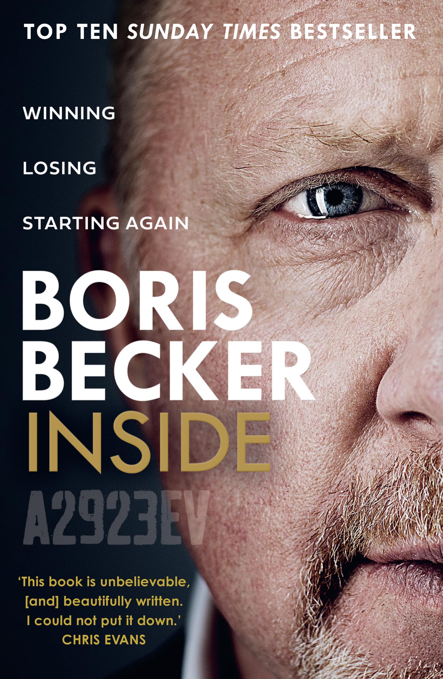 Boris Becker - Inside: Winning, Losing and Starting Again | Paperback Memoir 1