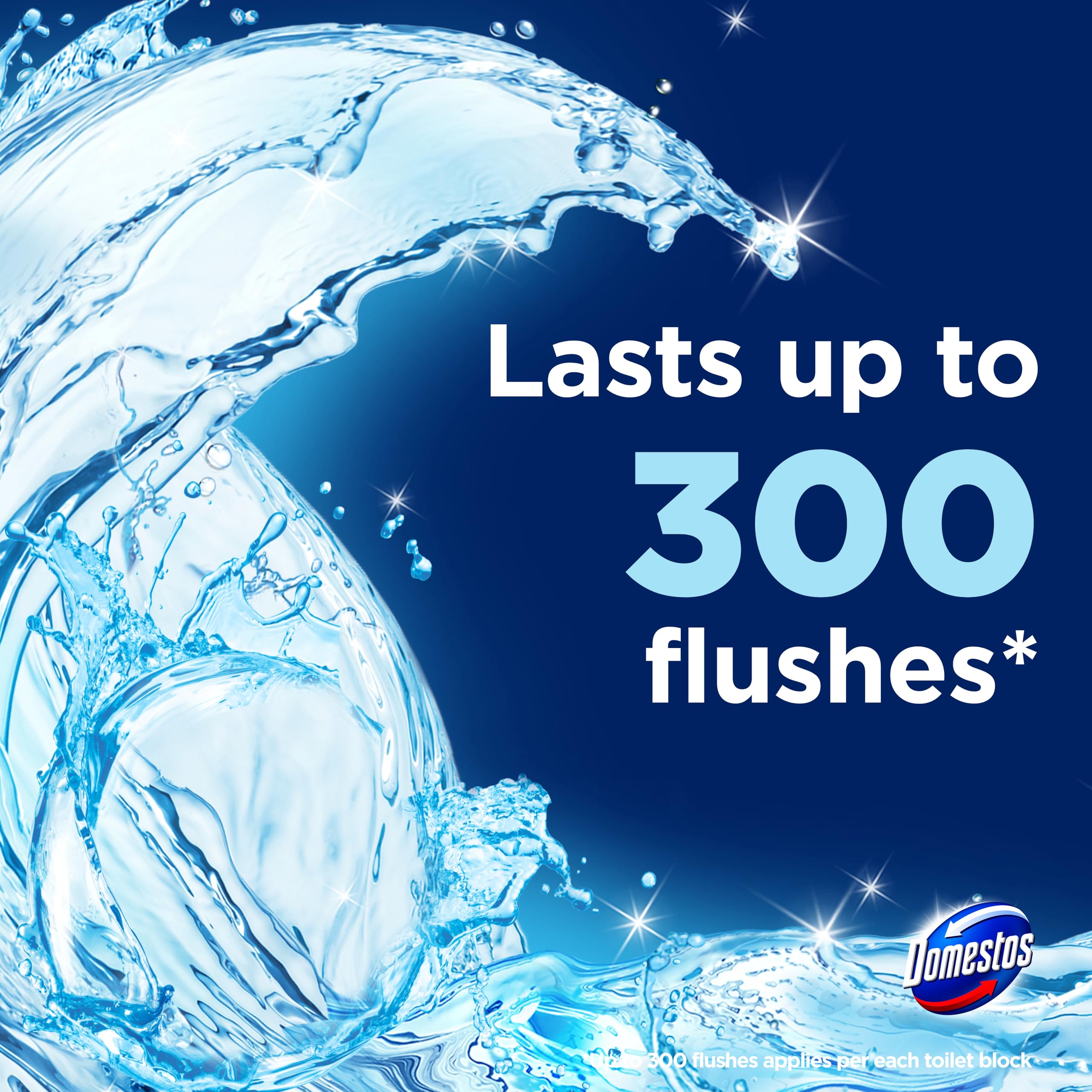 Domestos Power 5 Ocean Toilet Rim Blocks - 2 Count (50g Each) | Limescale Prevention & Rich Foam 7