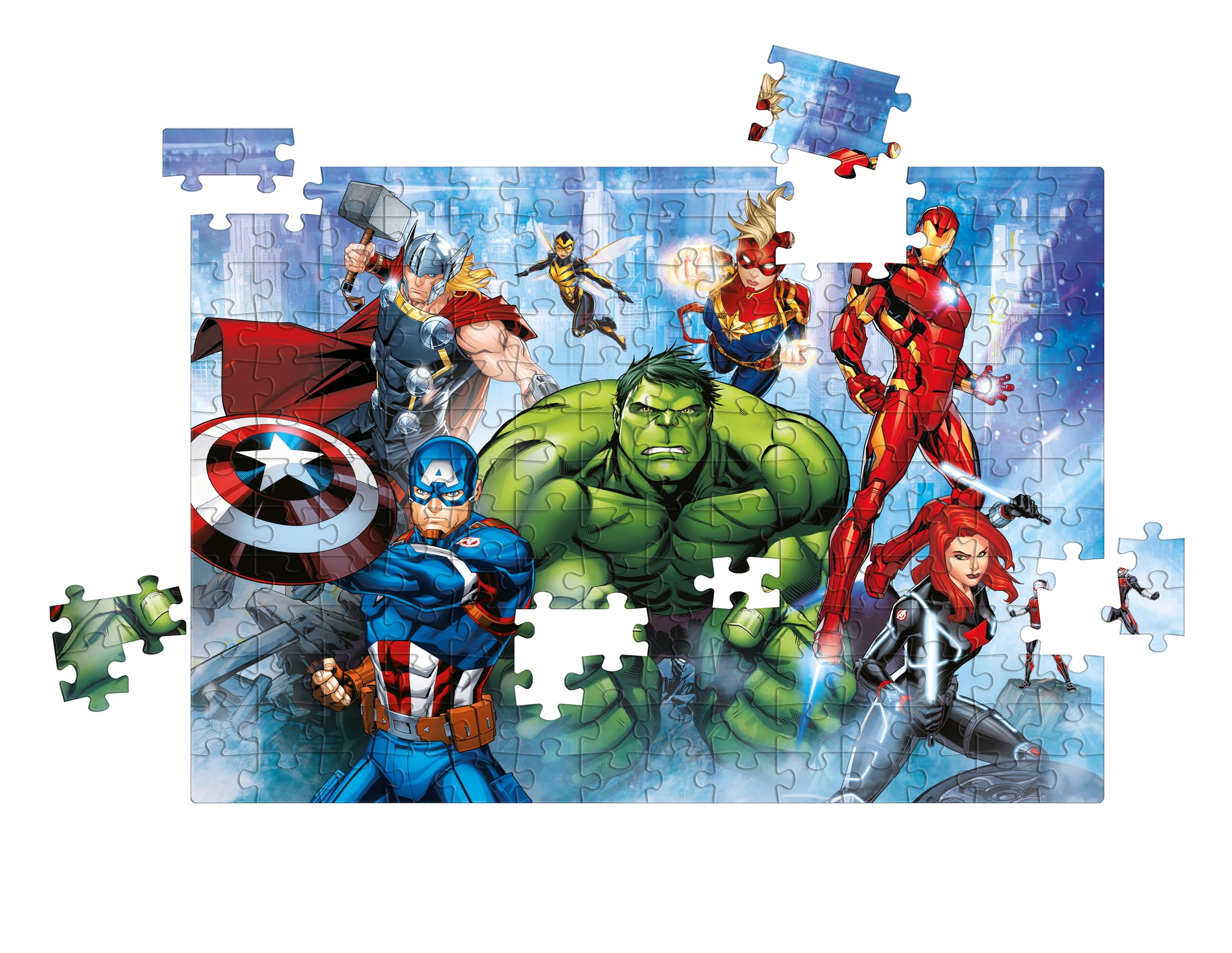 Clementoni Marvel Avengers 180-Piece Puzzle for Kids - Superheroes Jigsaw 10