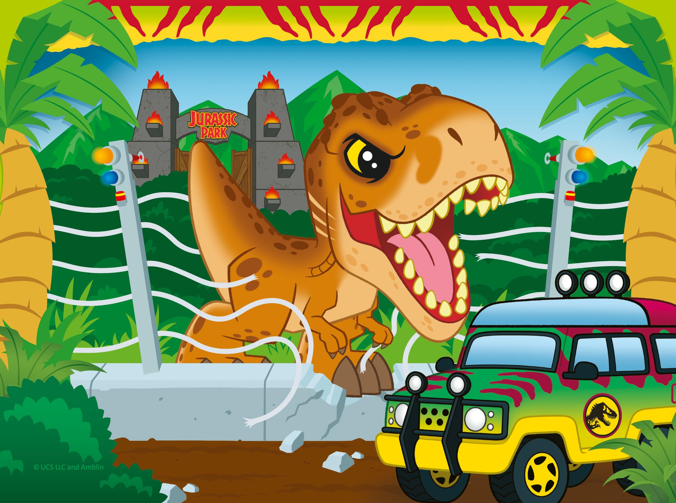 Ravensburger Jurassic World Explorers 4 in a Box Jigsaw Puzzles for Kids Age 3+ | 12, 16, 20, 24 Pieces 2