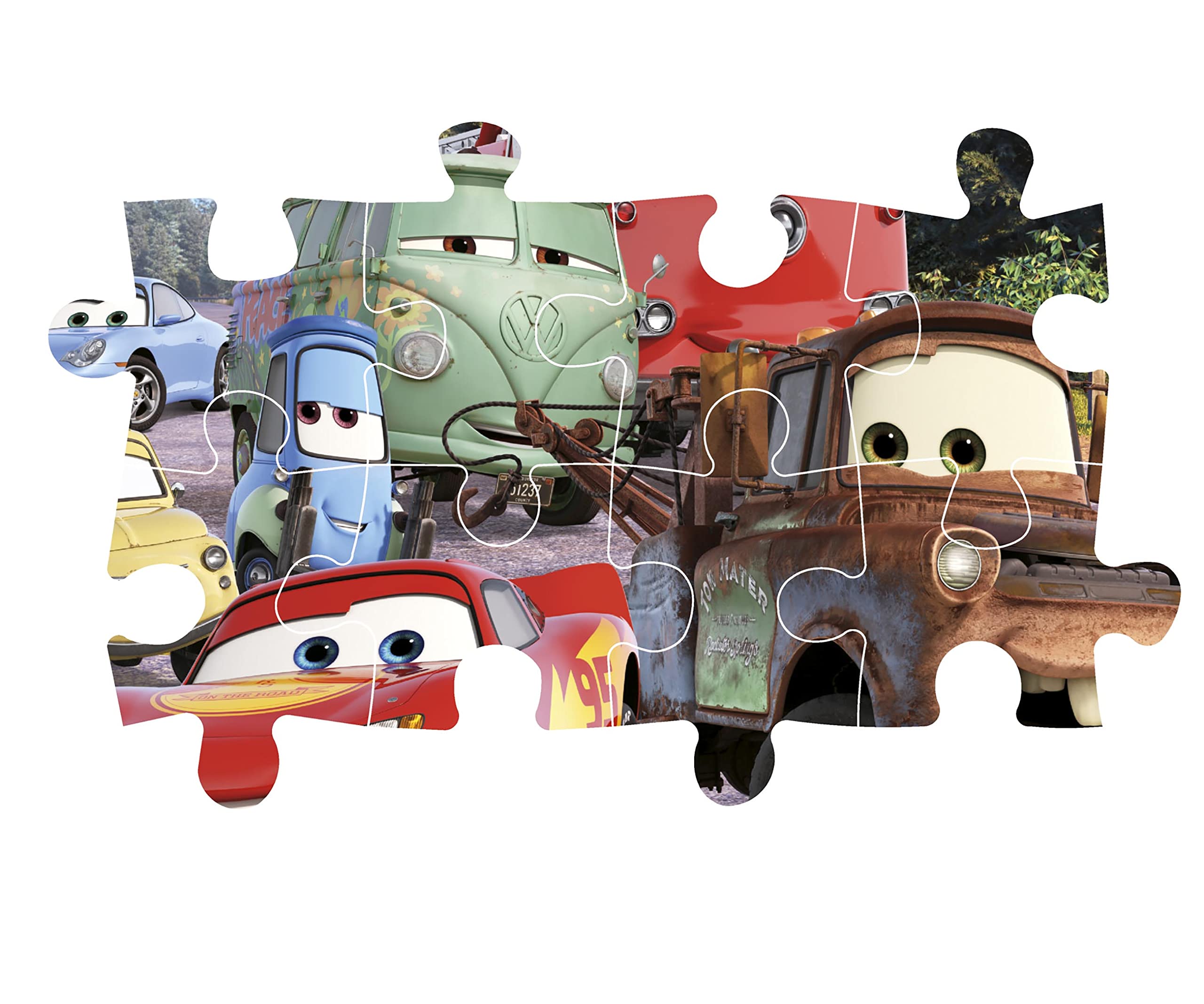 Clementoni Disney Cars On The Road 24-Piece Puzzle - Extra-Large Pieces for Kids 13
