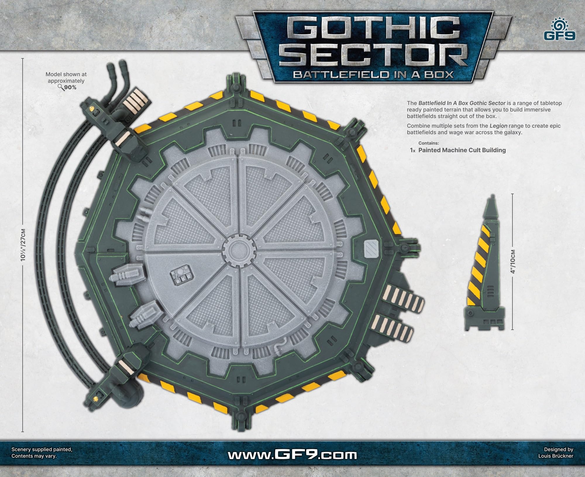Gale Force Nine Legion Machine Cult Chapel Barracks Terrain 4