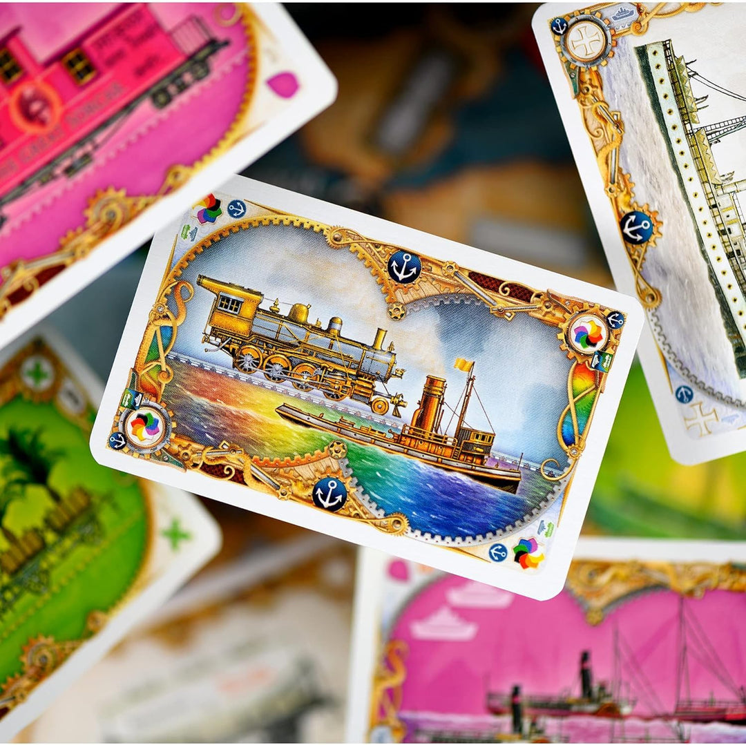 Days of Wonder | Ticket to Ride Rails and Sails | Board Game | Ages 10+ | 2-5 players | 60-120 Minutes Playing Time