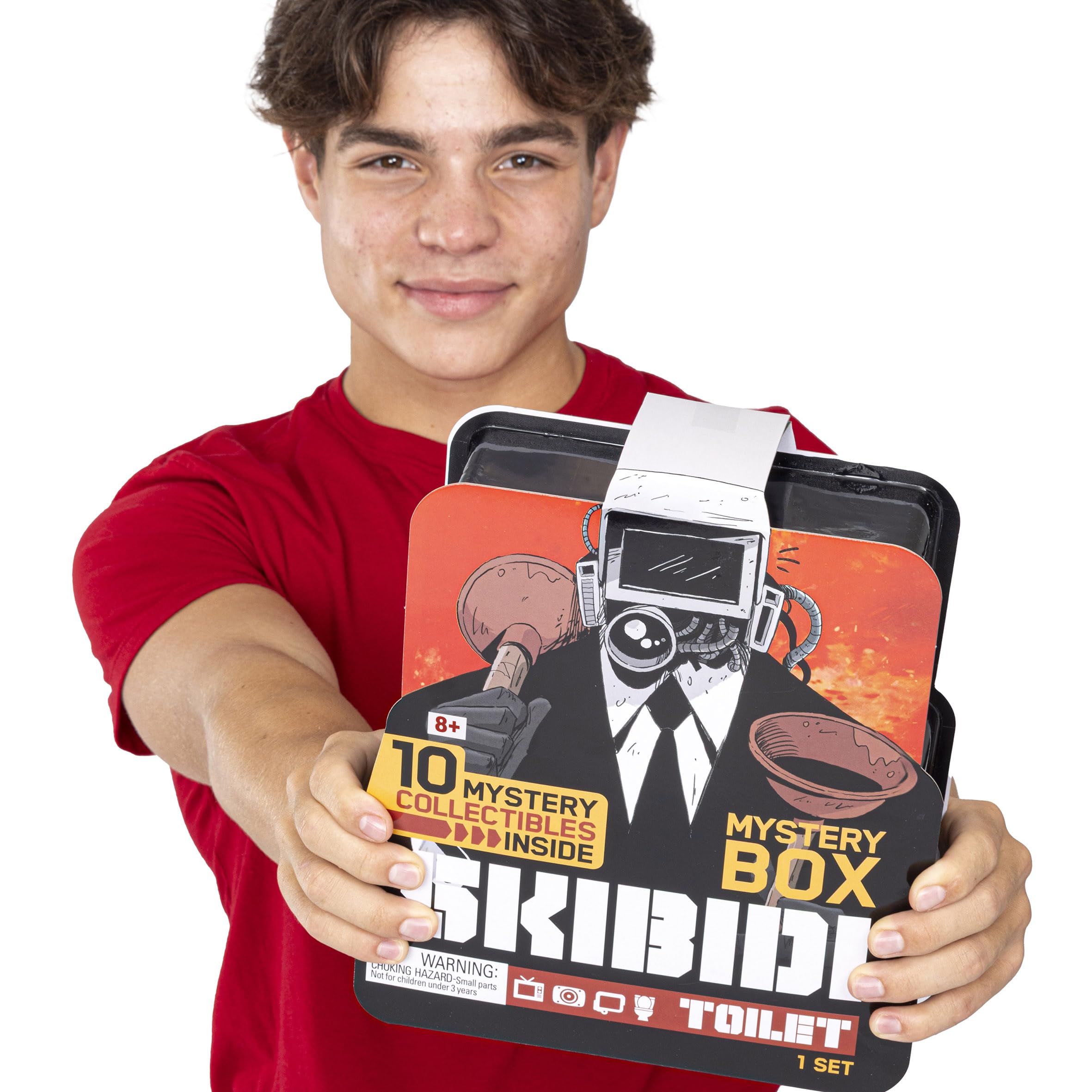 Skibidi Toilet Mystery Box - 10 Surprise Items with 2 Mini Figures 5