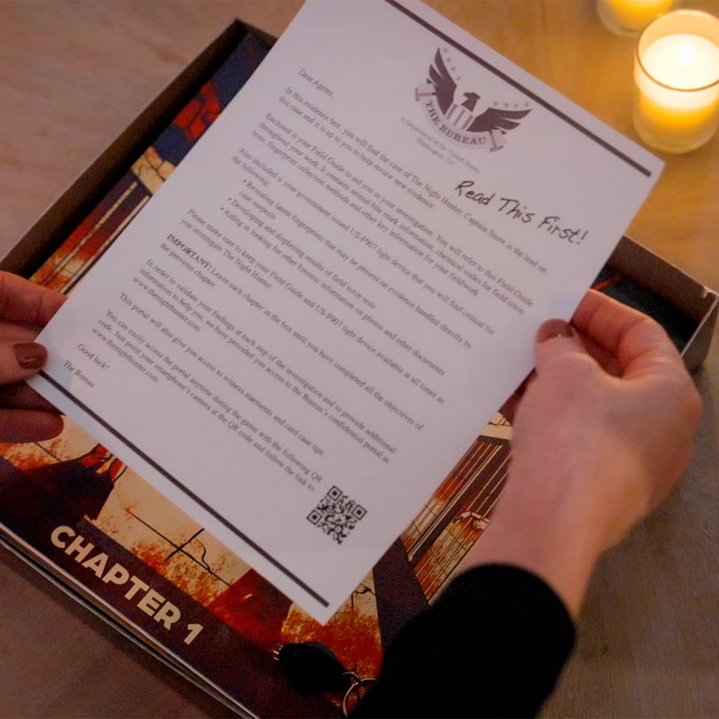 University Games The Night Hunter Murder Mystery Party Game 14