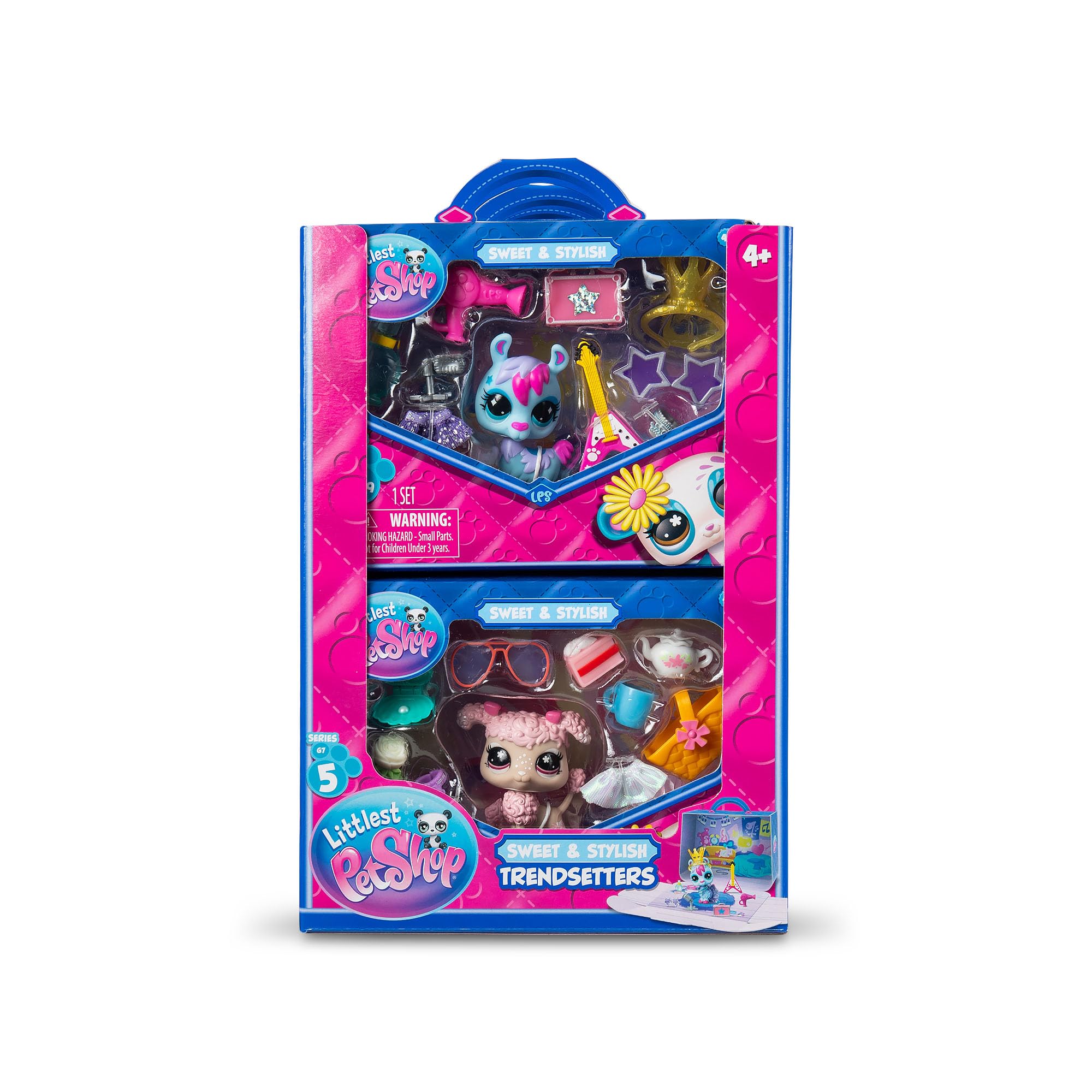 Littlest Pet Shop Sporty Fox Miniature Figure with 9 Accessories | Bobble Head | Ages 4+ 9