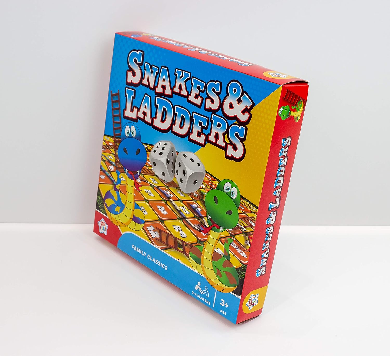 Kids Play - Activity Snake & Ladders Game - Traditional Family Board Games Idea 2