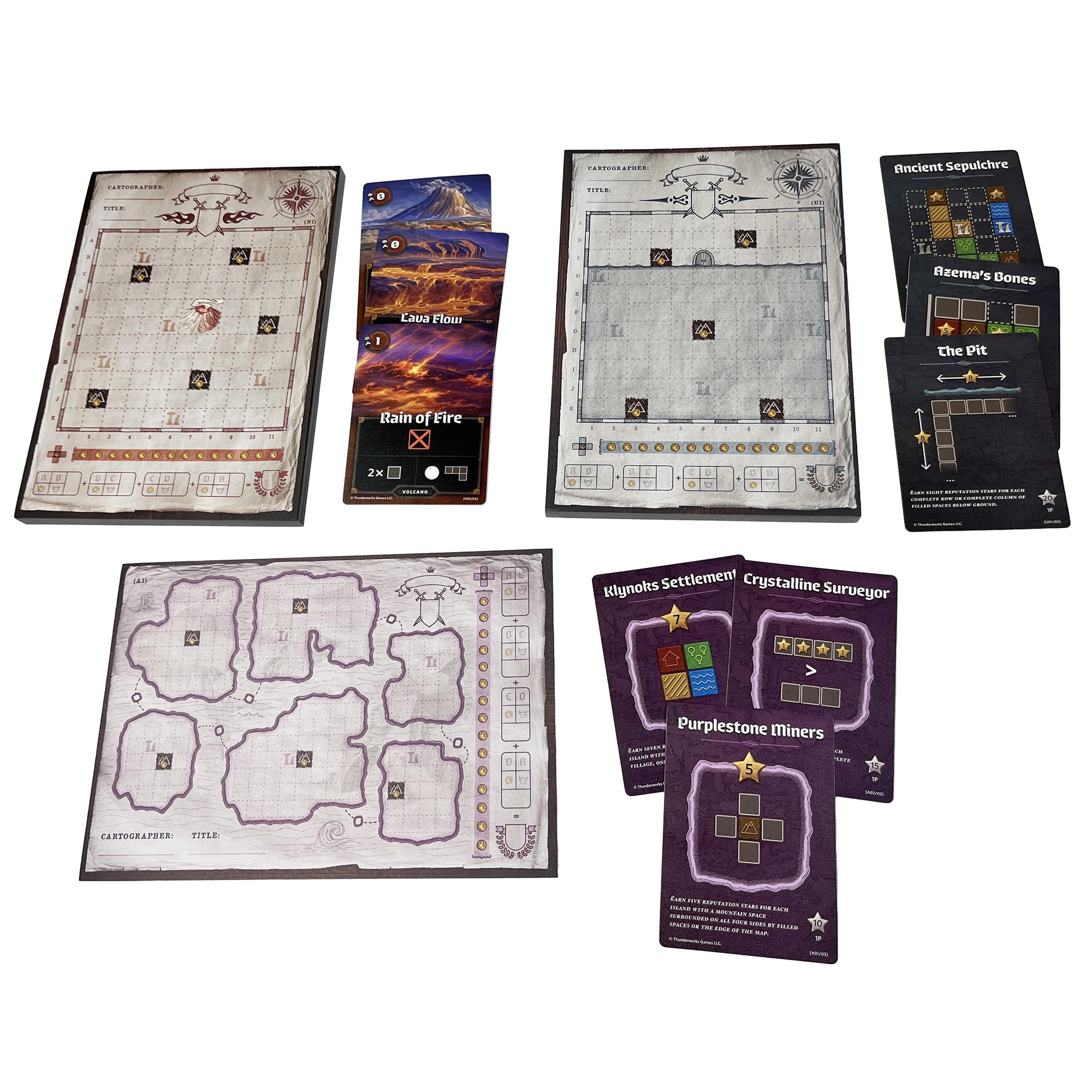 Thunderworks Games Cartographers Map Pack Collection - Expansion Map Set C 7