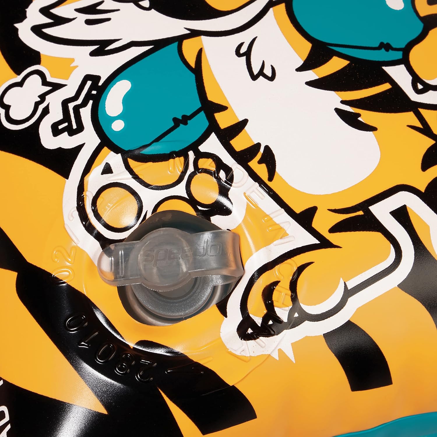 Aanadi the Bengali Tiger Cub Printed Armbands - Orange 6