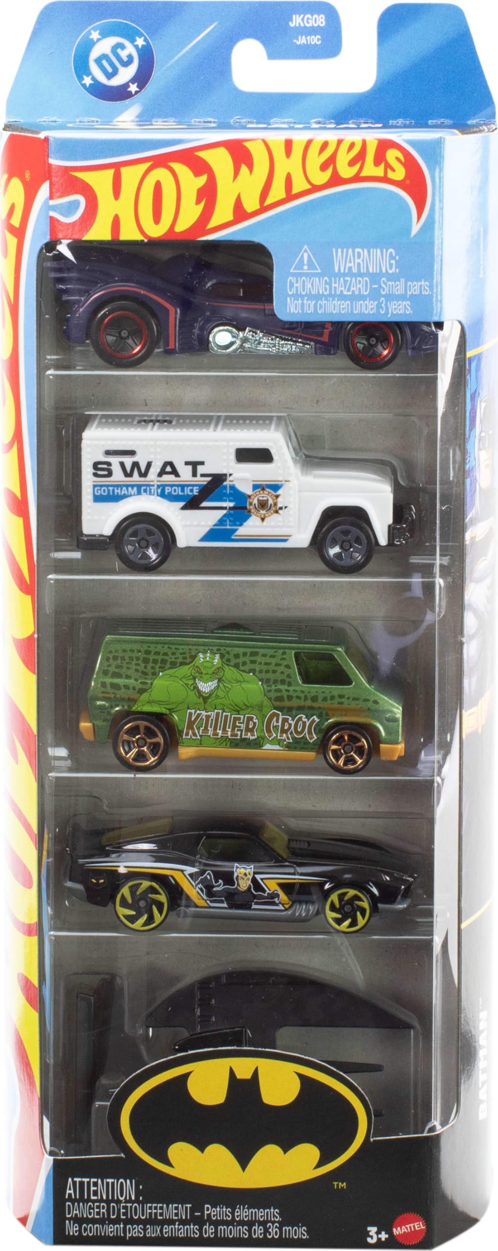 Hot Wheels Batman 5-Pack - 1:64 Scale Die-Cast Vehicles | Ages 3+ 6
