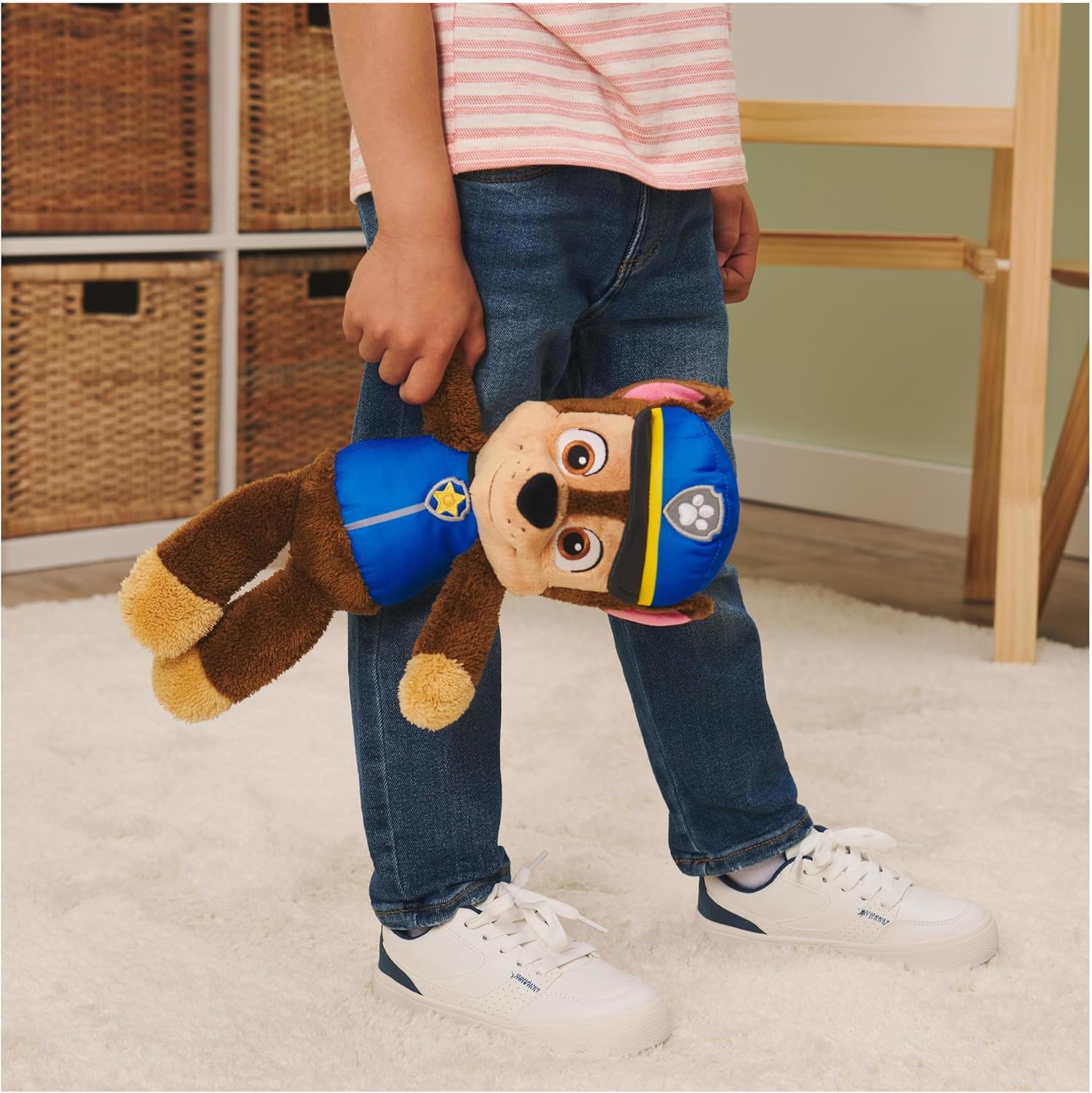 GUND PAW Patrol Chase Take-Along Buddy Plush Toy - 33cm Floppy Body for Toddlers 5