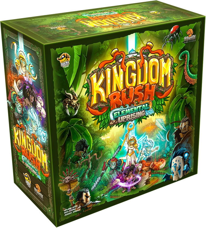 Lucky Duck Games Kingdom Rush: Elemental Uprising Board Game - Cooperative Tower-Defense Strategy (LKYKGER01EN)