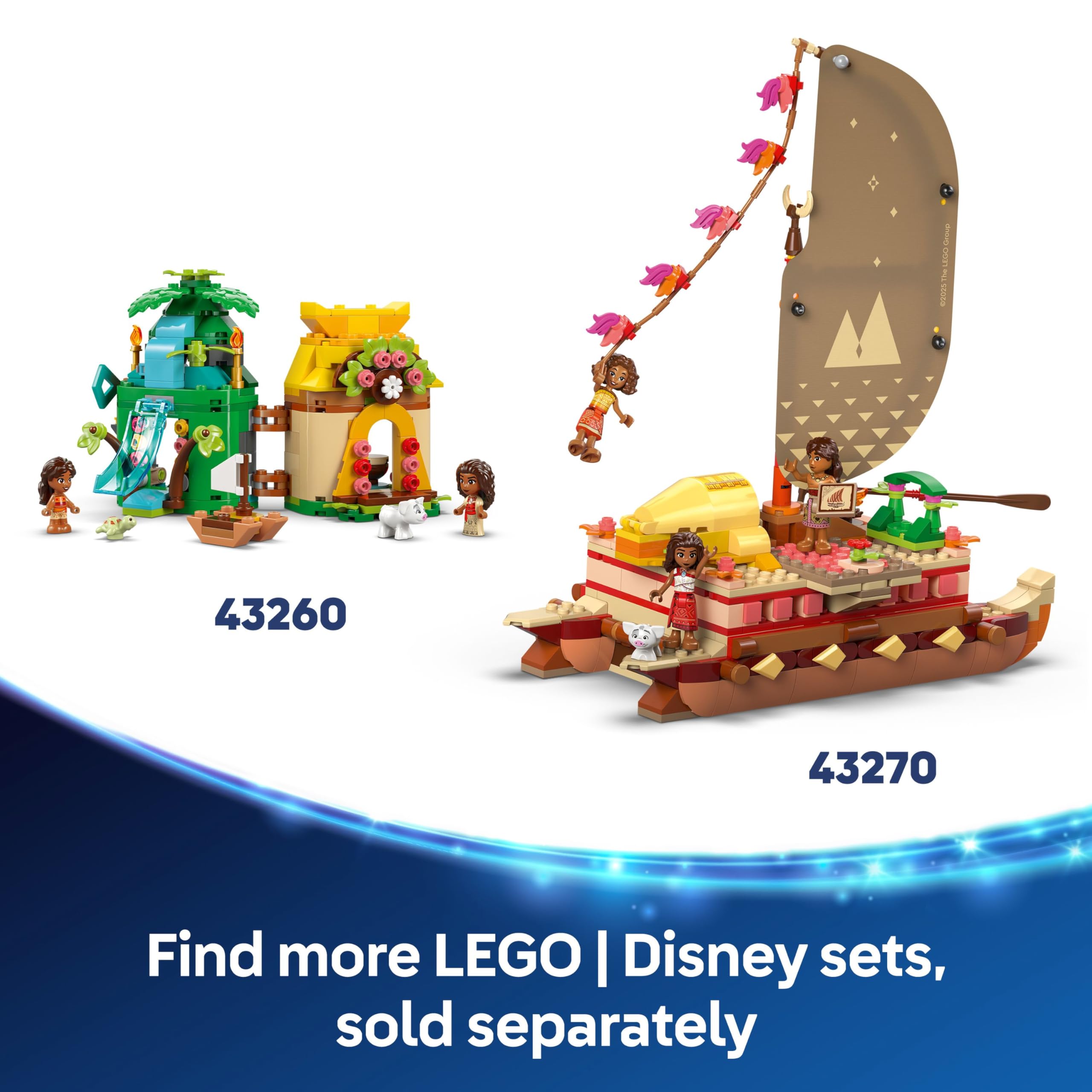LEGO Disney Moana 2 Heihei Buildable Animal Toy Set 43272 | Ages 9+ 9
