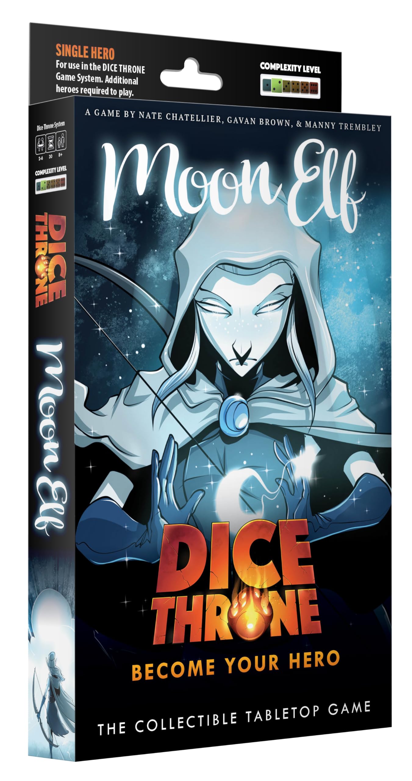 Dice Throne Moon Elf Hero Pack - Agile Moon Elf Playstyle | 2-4 Players | Ages 8+ 1