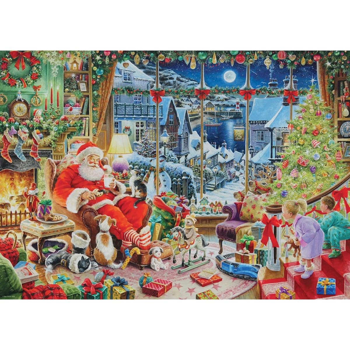 Ravensburger Santa Takes a Break Jigsaw Puzzle - 1000 Pieces 2