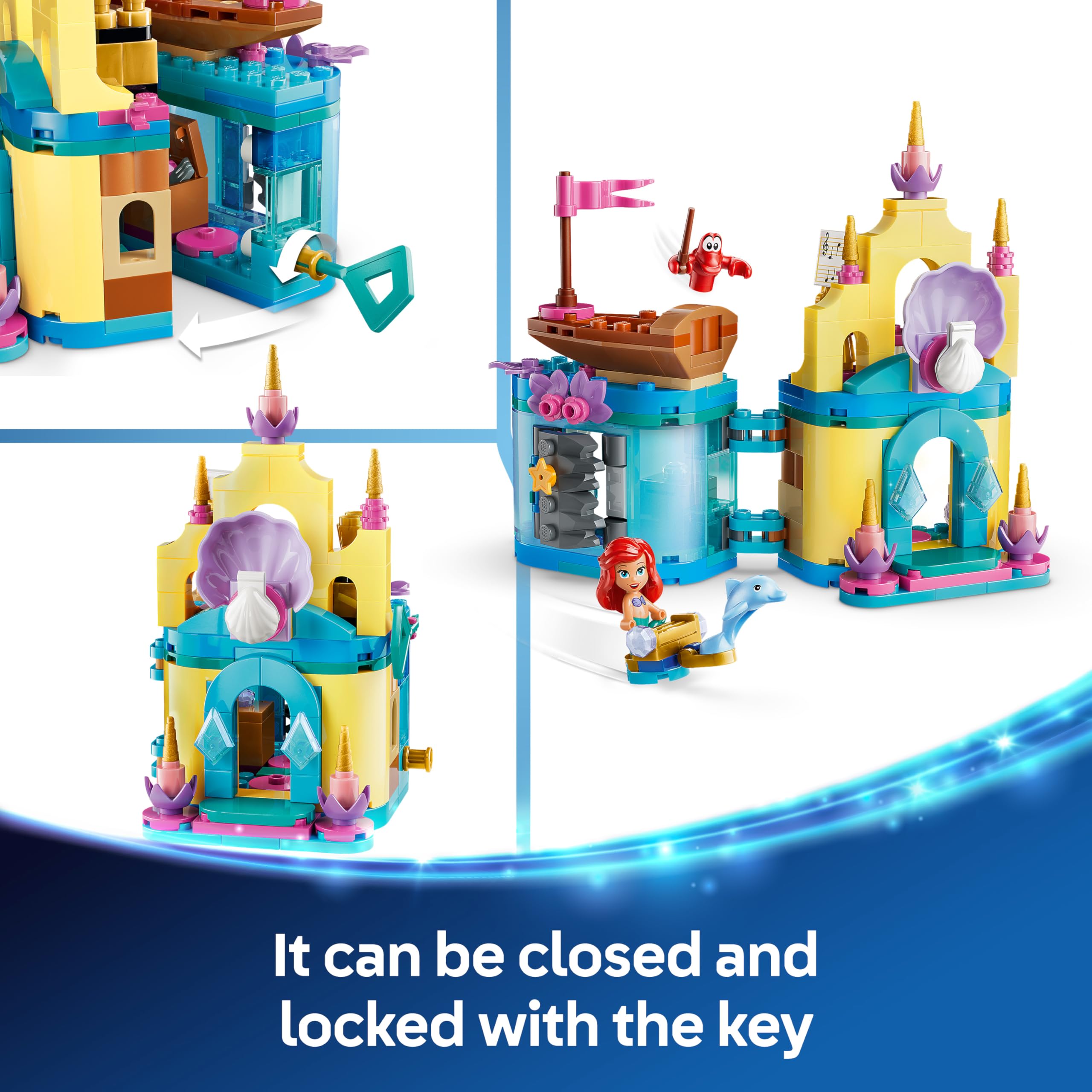LEGO Disney Princess Ariel's Magical Mini Palace Building Set | Ages 5+ | Model 43285 4