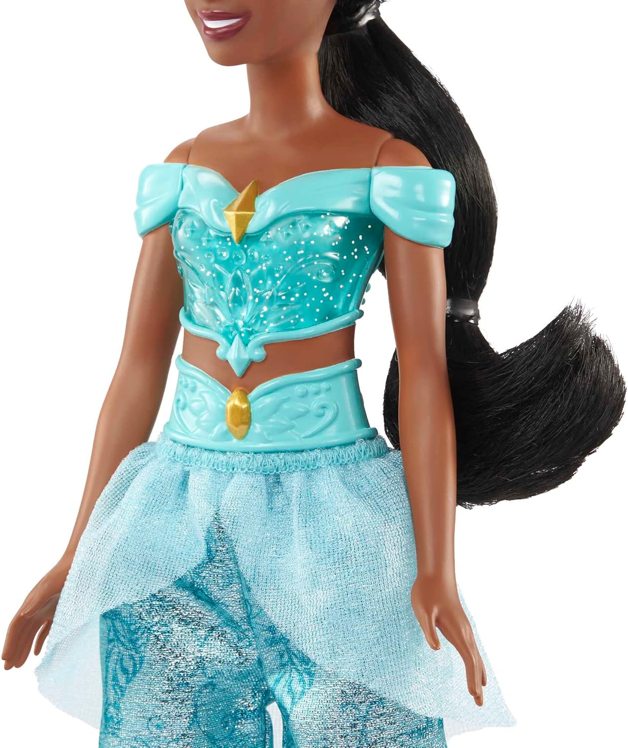 Disney Princess Jasmine Posable Fashion Doll with Sparkling Outfit and Accessories - 36 Months & Up 6