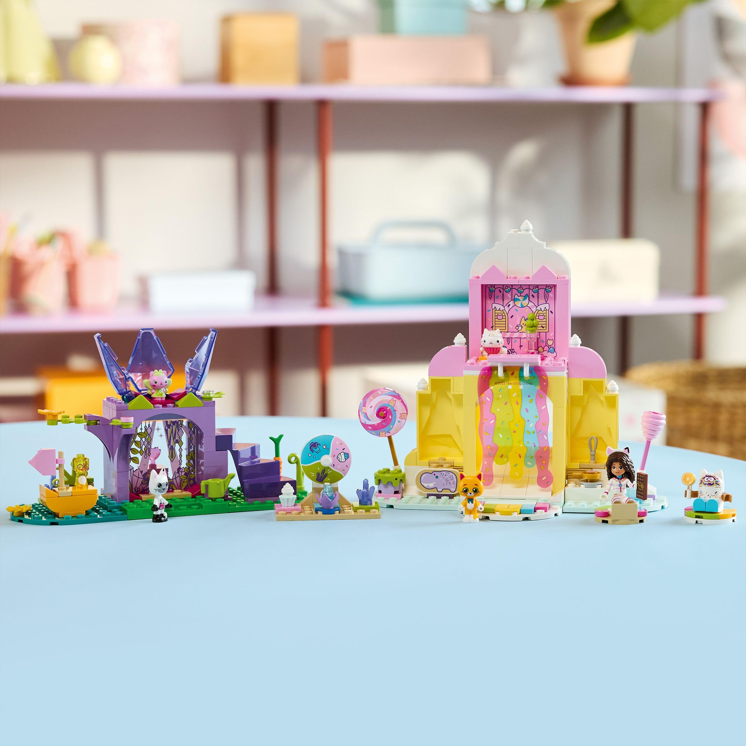LEGO Gabby's Dollhouse Sweet Treat Mountain & Kitty Garden Toy Set - 263 Pieces, Ages 4+ 5