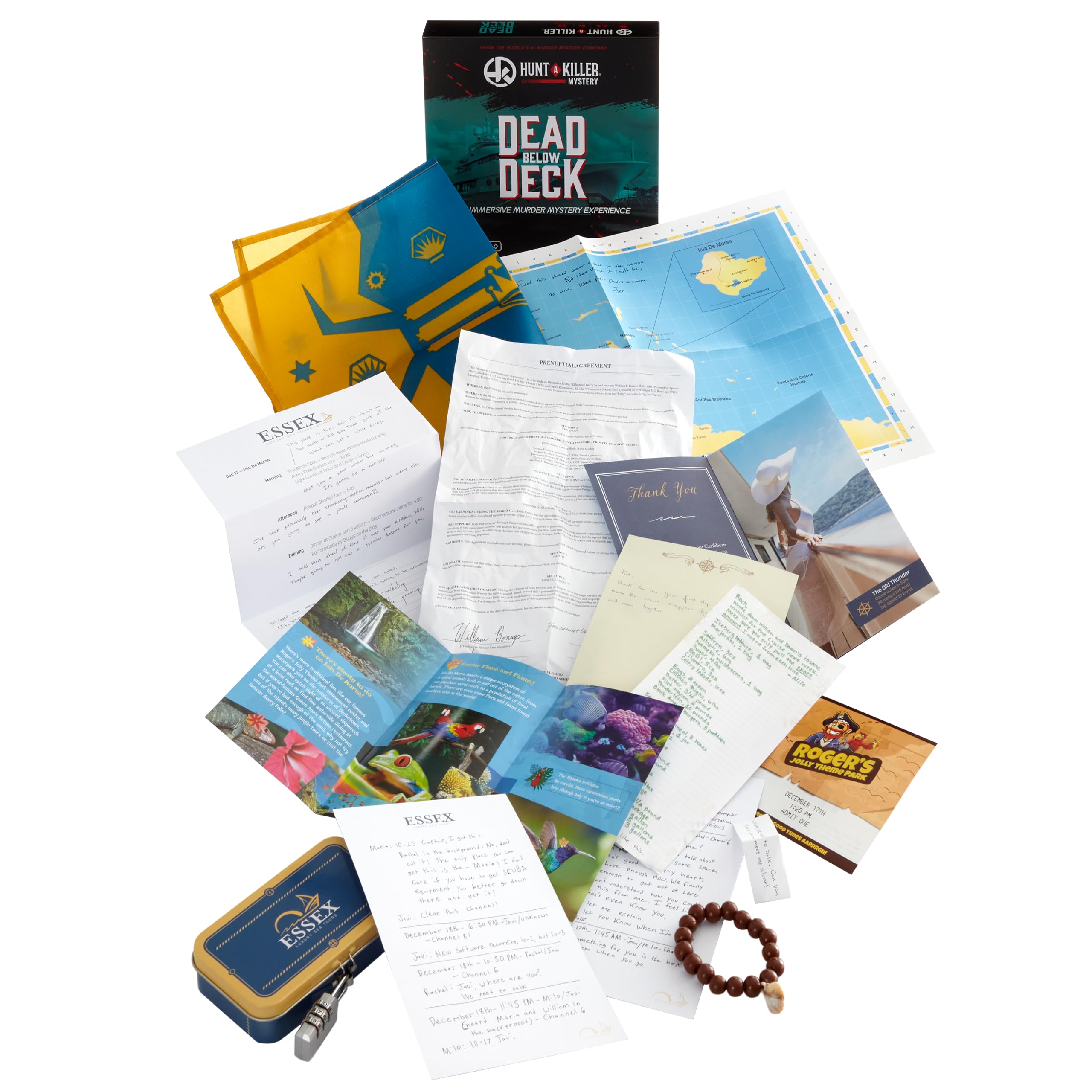 moose toys Hunt A Killer Mystery DEAD BELOW DECK Immersive Murder Mystery Game | Difficulty 2/5 | Ages 14+ 3