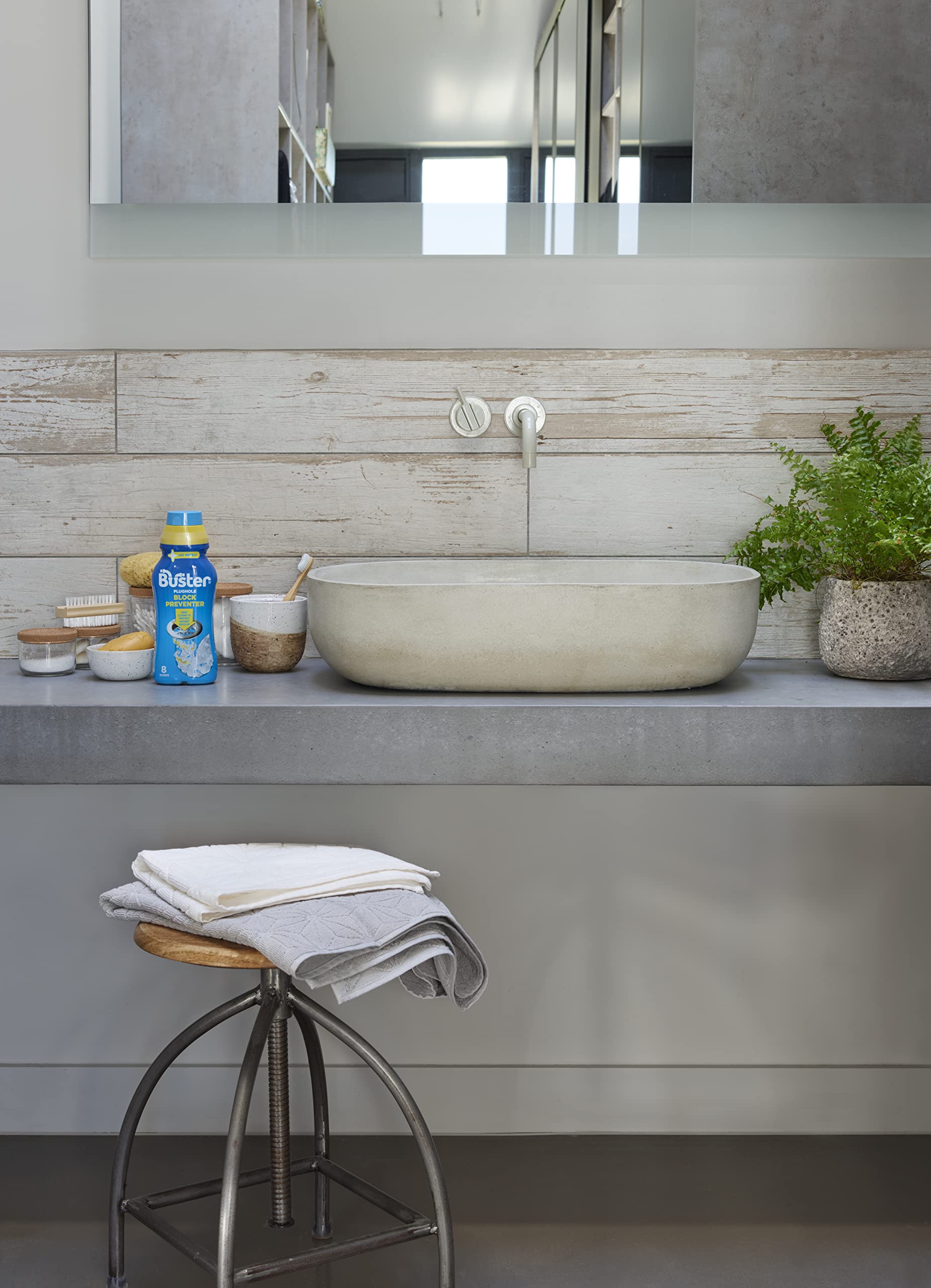 Buster Block Preventer - 500ml Pack of 3 | Deep Clean Drain & Pipe Unblocker for Kitchen & Bathroom 7