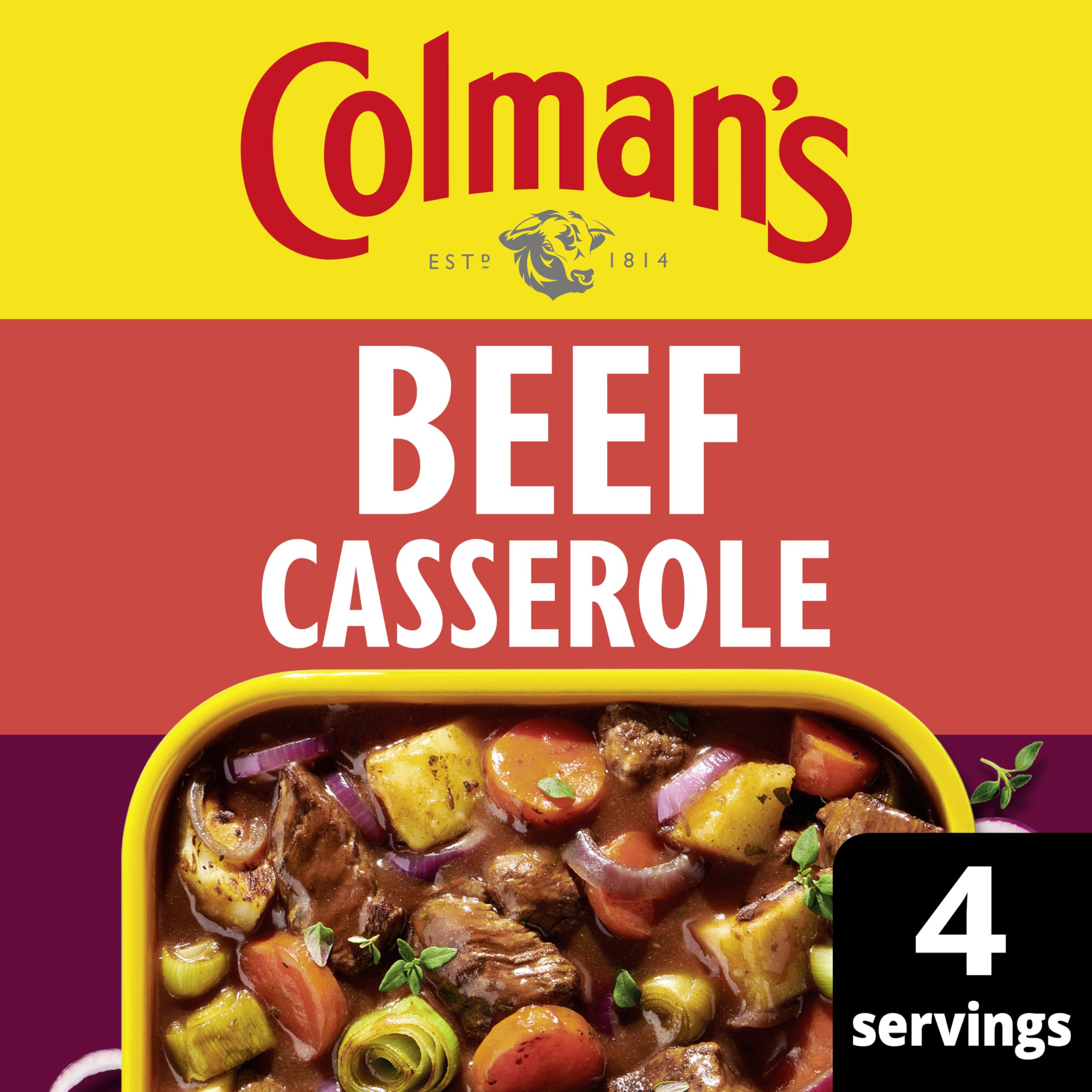 Colman's Classic Comforts Beef Casserole Meal Maker - 4 Servings | 40g Pack 2