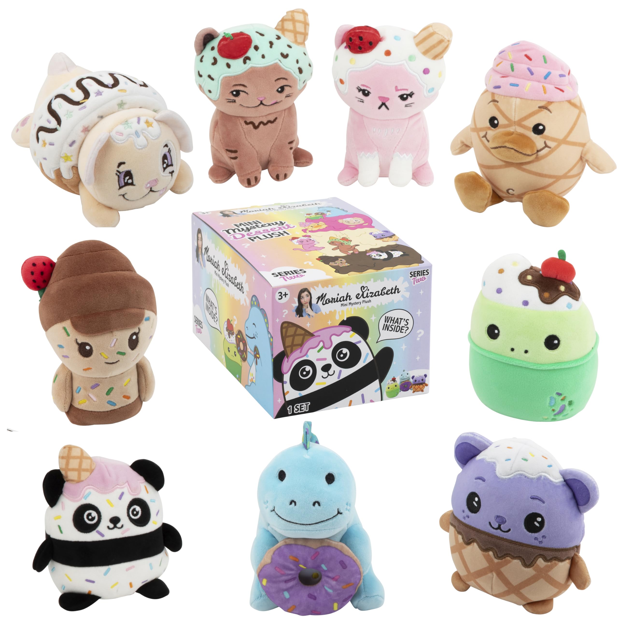 Moriah Elizabeth 6" Mini Mystery Plush Series 2 - Dessert-Themed Collectible Plush, 1 of 9 Blind Box 1