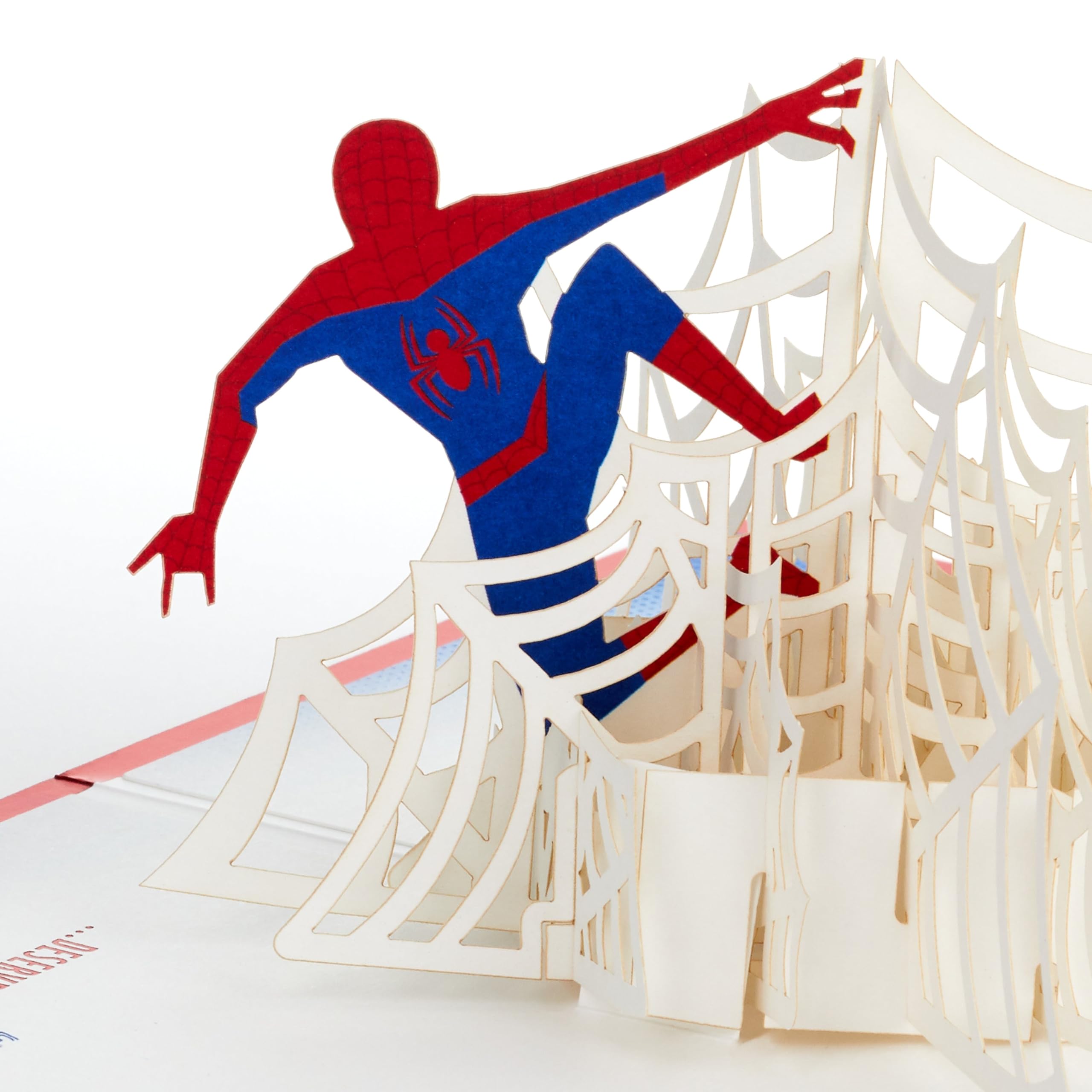 Hallmark MARVEL Spider-Man 3D Pop-Up Birthday Card with Red Metallic Foil | FSC Certified 4