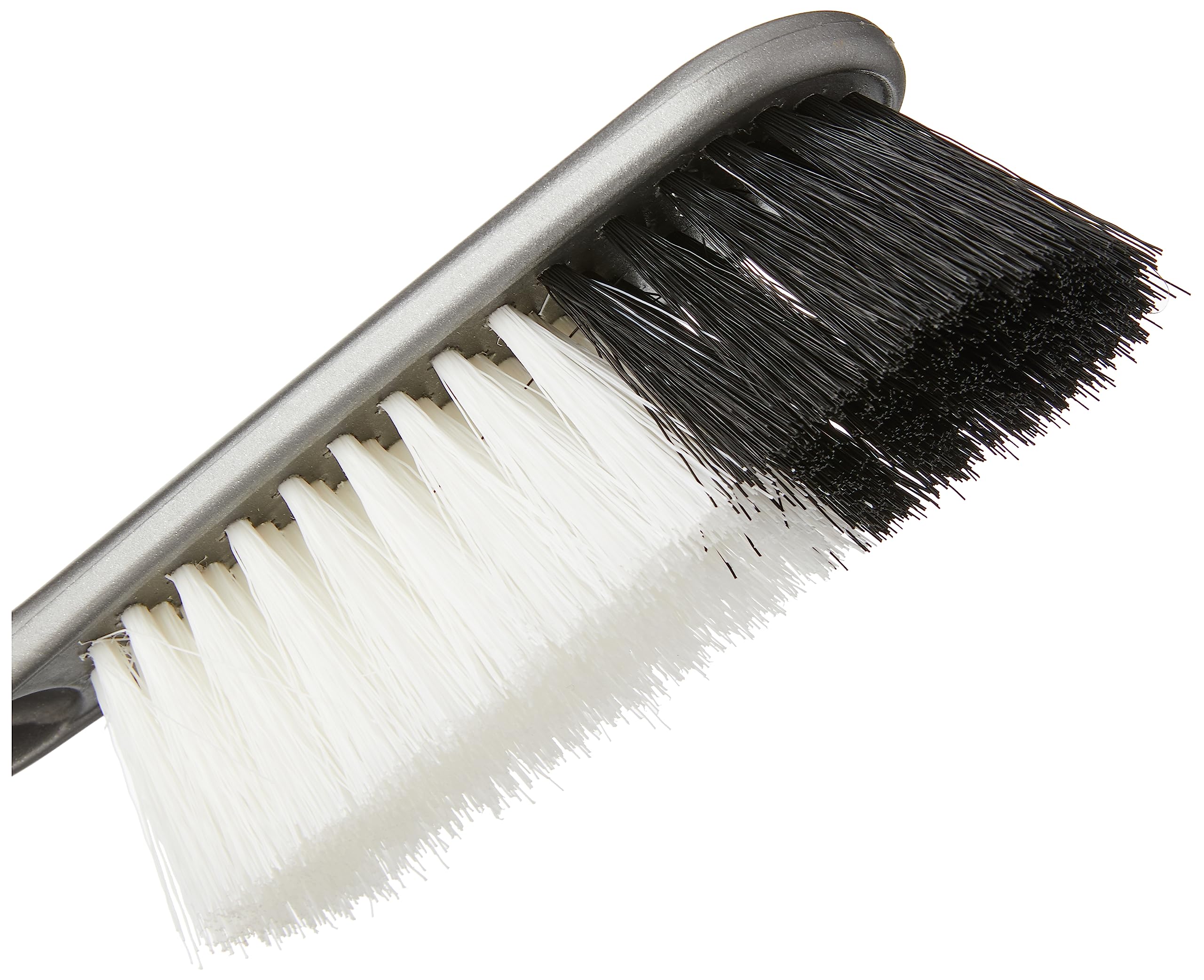 Addis Hand Brush - Heavy Duty Soft Nylon Bristle | Metallic Silver | BPA Free Plastic 2