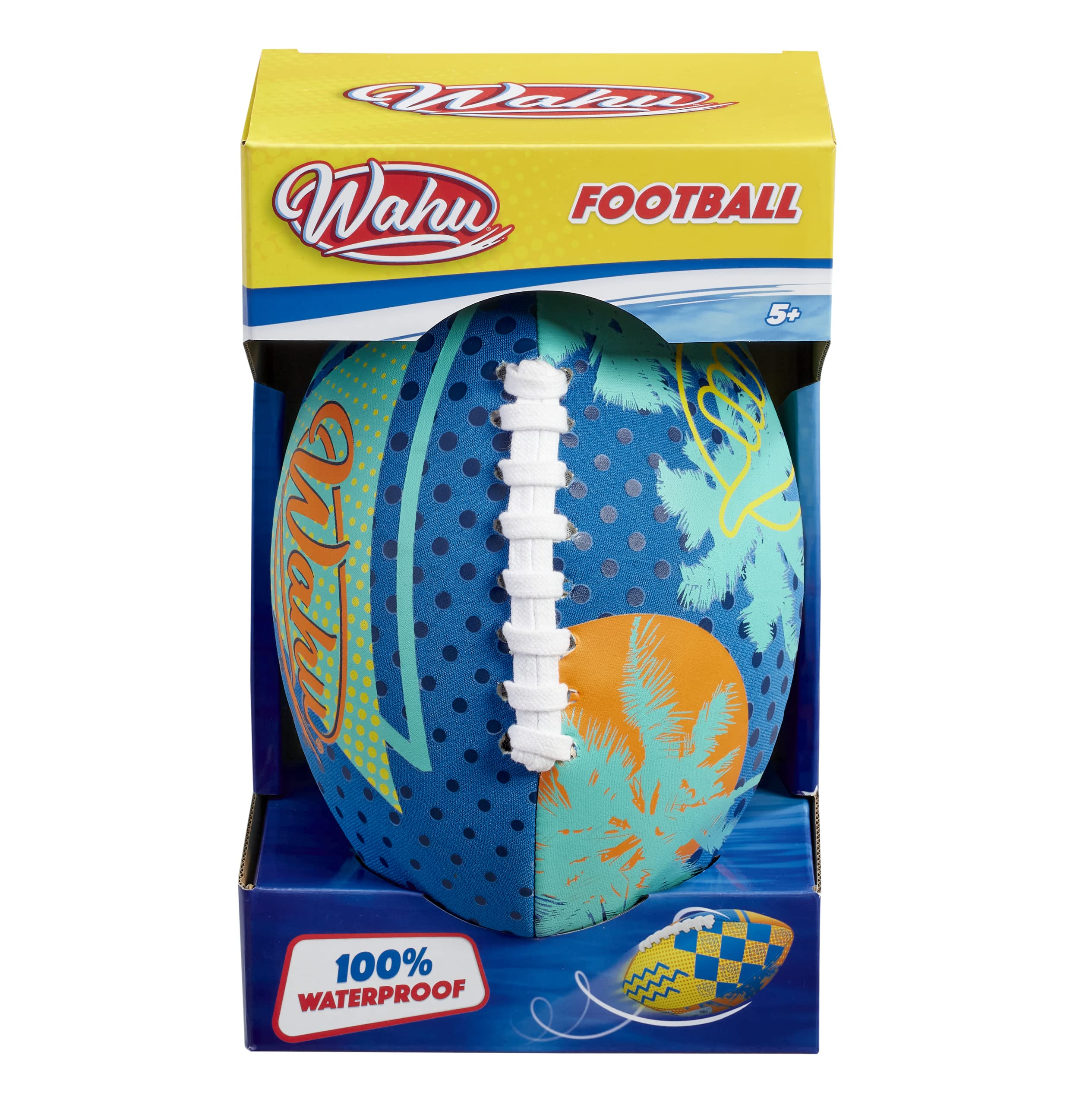 WAHU American Football - 9 Inch Size | 100% Waterproof Neoprene Cover | Multicolor