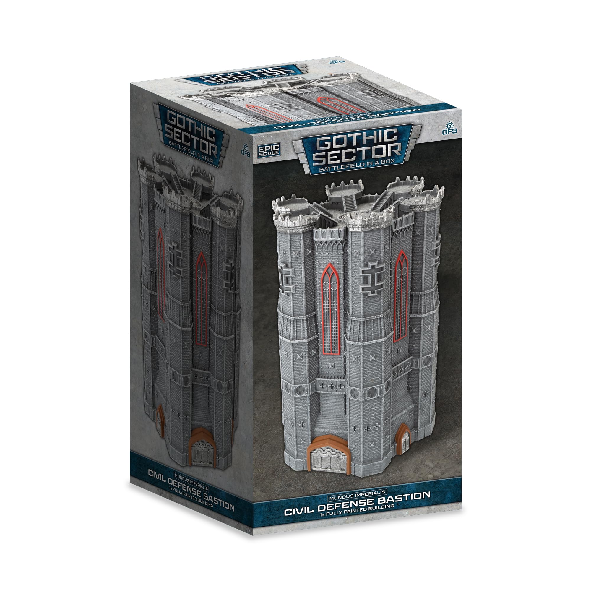 Gale Force Nine Mundus Imperialis - Civil Defense Bastion | Epic Scale Terrain | Resin 1