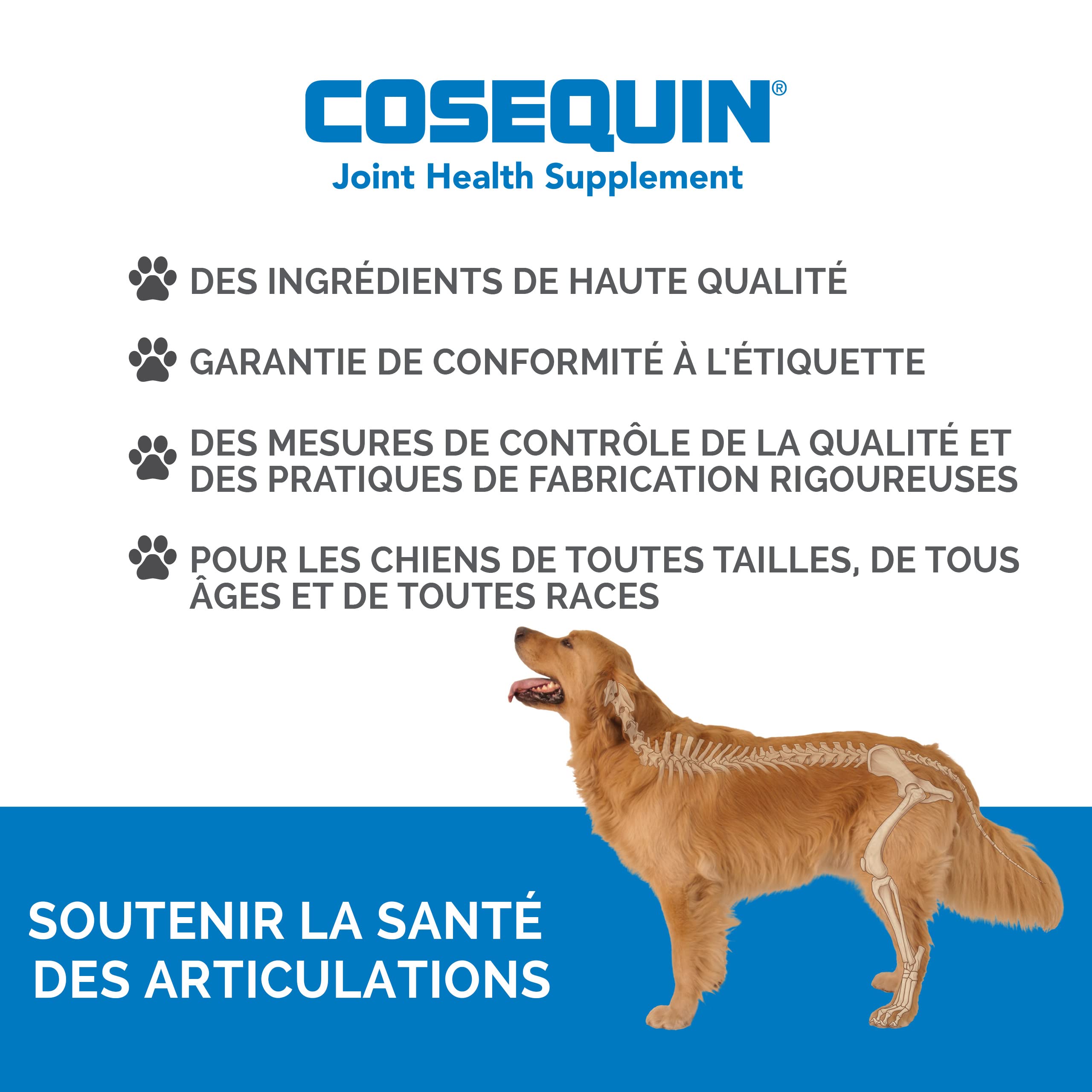 Nutramax COSEQUIN Joint Health Supplement for Dogs - Maximum Strength | 120 Count Tablets 4