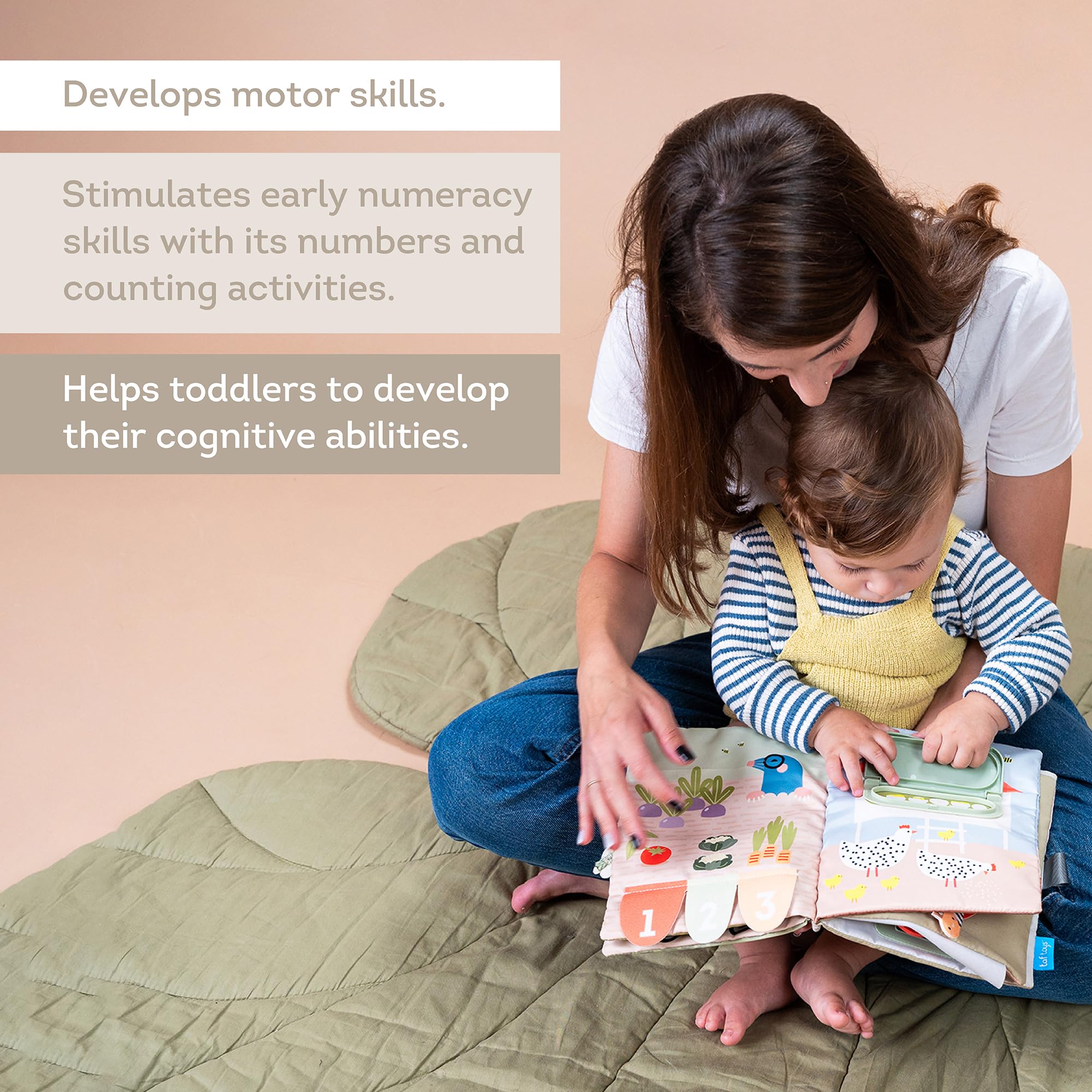 Taf Toys My First Busy Book - 12 Montessori Activities for Toddlers 18m+ 9