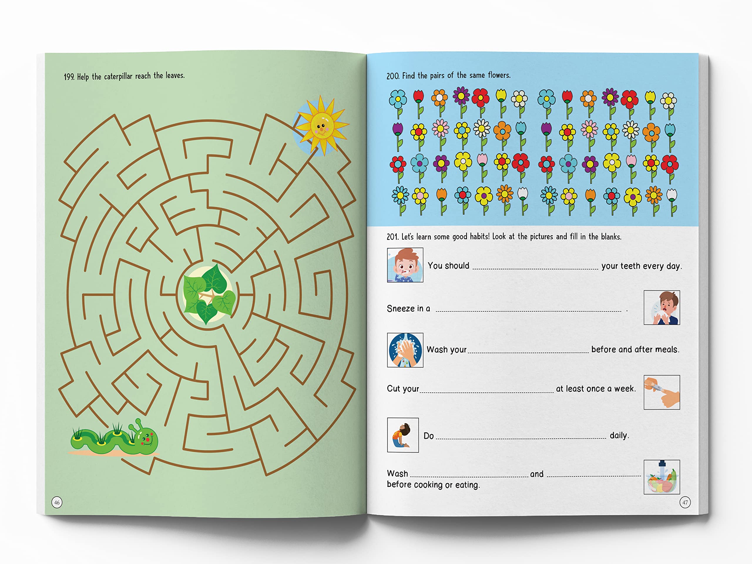 Wonder House 201 Brain Booster Activity Book - Fun Activities and Exercises for Children | Ages 6-9 6