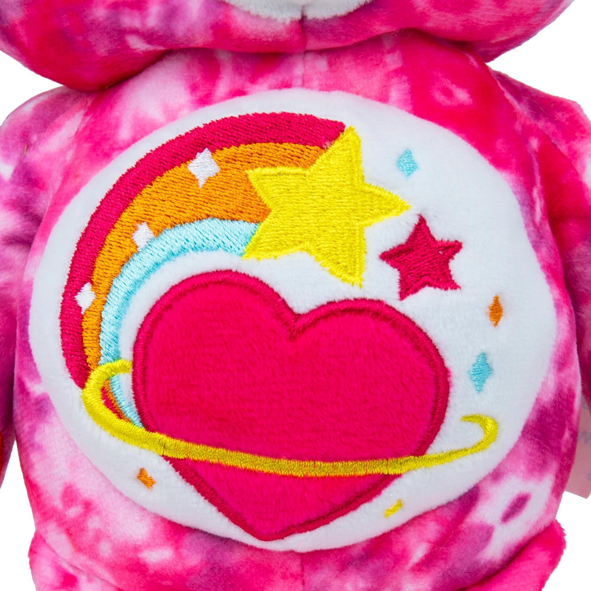 Care Bears Blissful Heart Bear 22cm Bean Plush - Soft Cuddly Toy for Kids 10