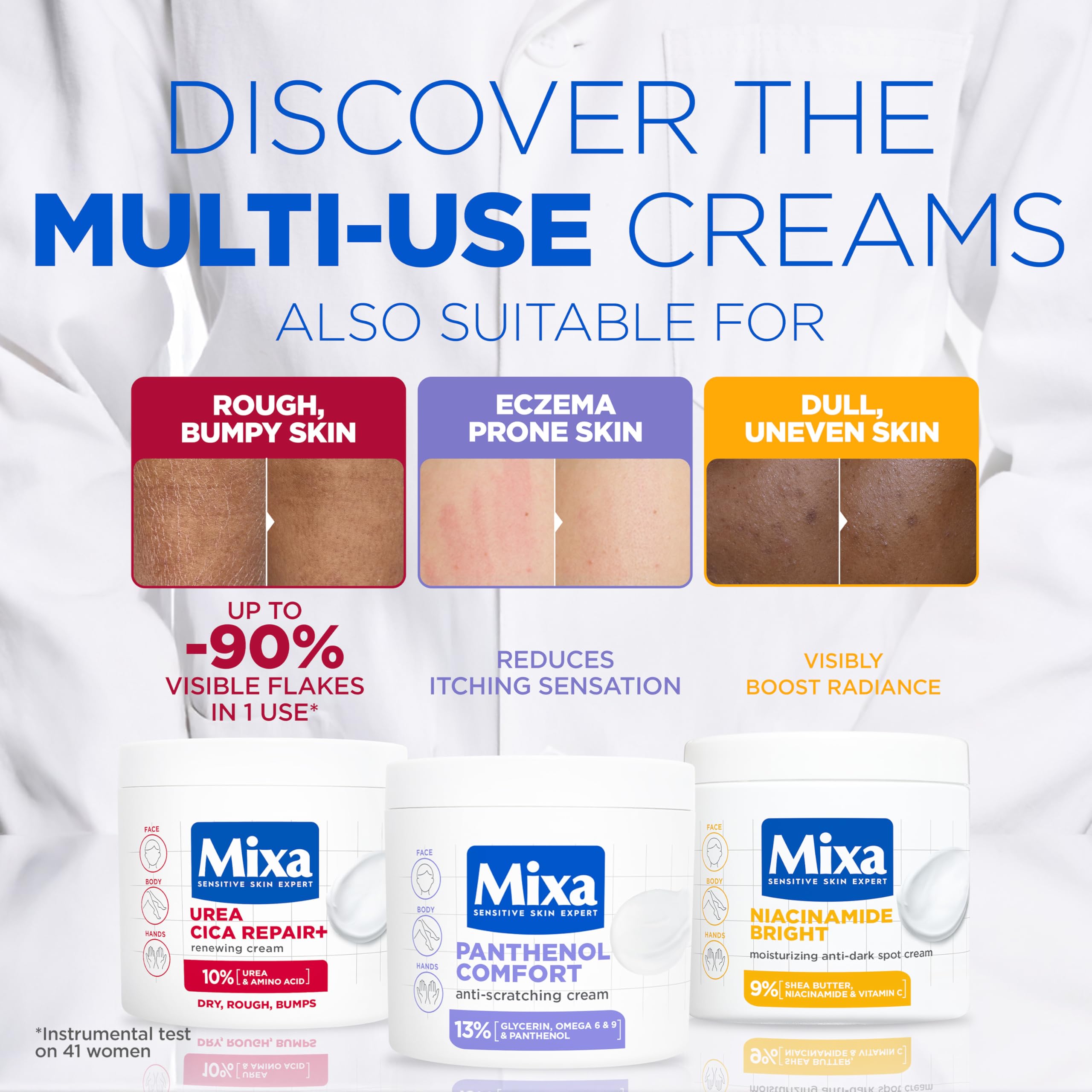 Mixa Ceramide Protect Hand Cream - 10% Glycerin & Ceramides | Strengthens Barrier | 100 ml Tube 5