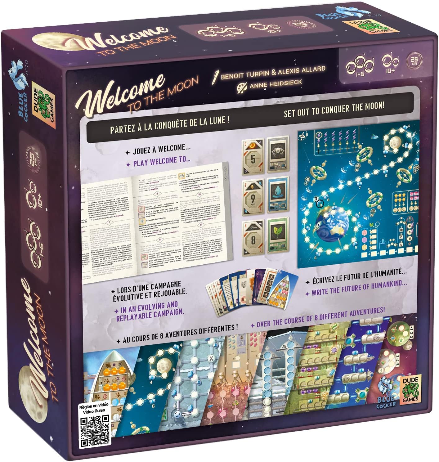 Blue Cocker Games Welcome To The Moon Board Game 5