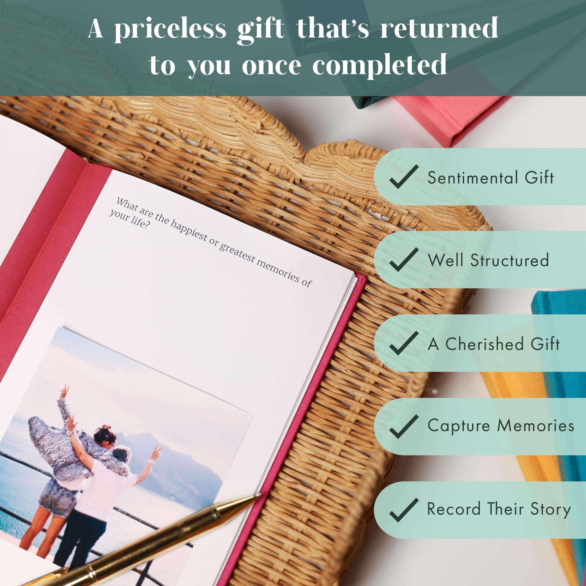 FROM YOU TO ME Dear Mum, from you to me Memory Journal | Timeless Edition | Hardcover 3