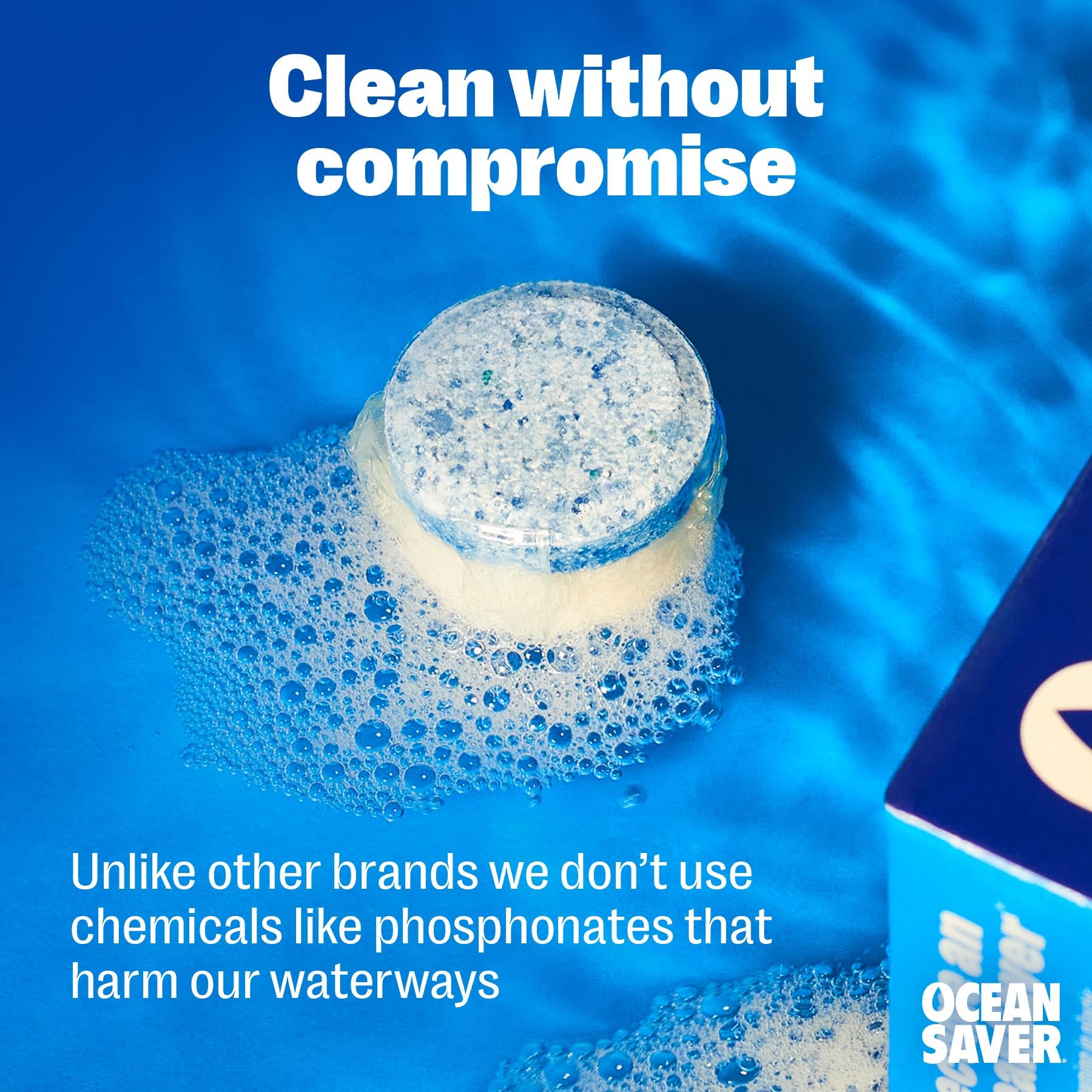 OceanSaver Eco-Friendly Dishwasher Tablets - 100 Pack | Plastic-Free, Non-Toxic Cleaning 11