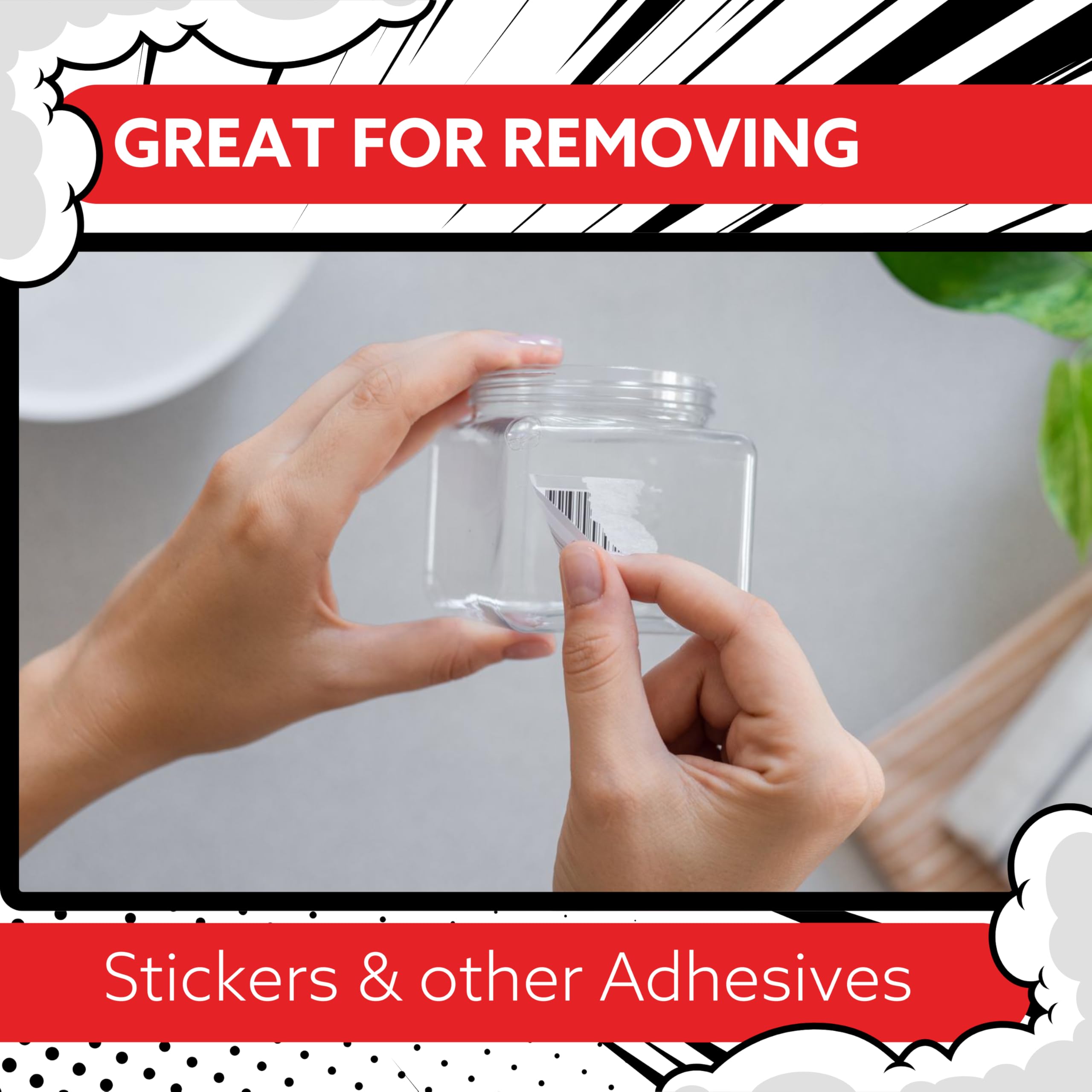Mighty Melt Adhesive Remover - Removes Glue, Tar, Wax, Crayon, Marker | 125 ml Liquid 3