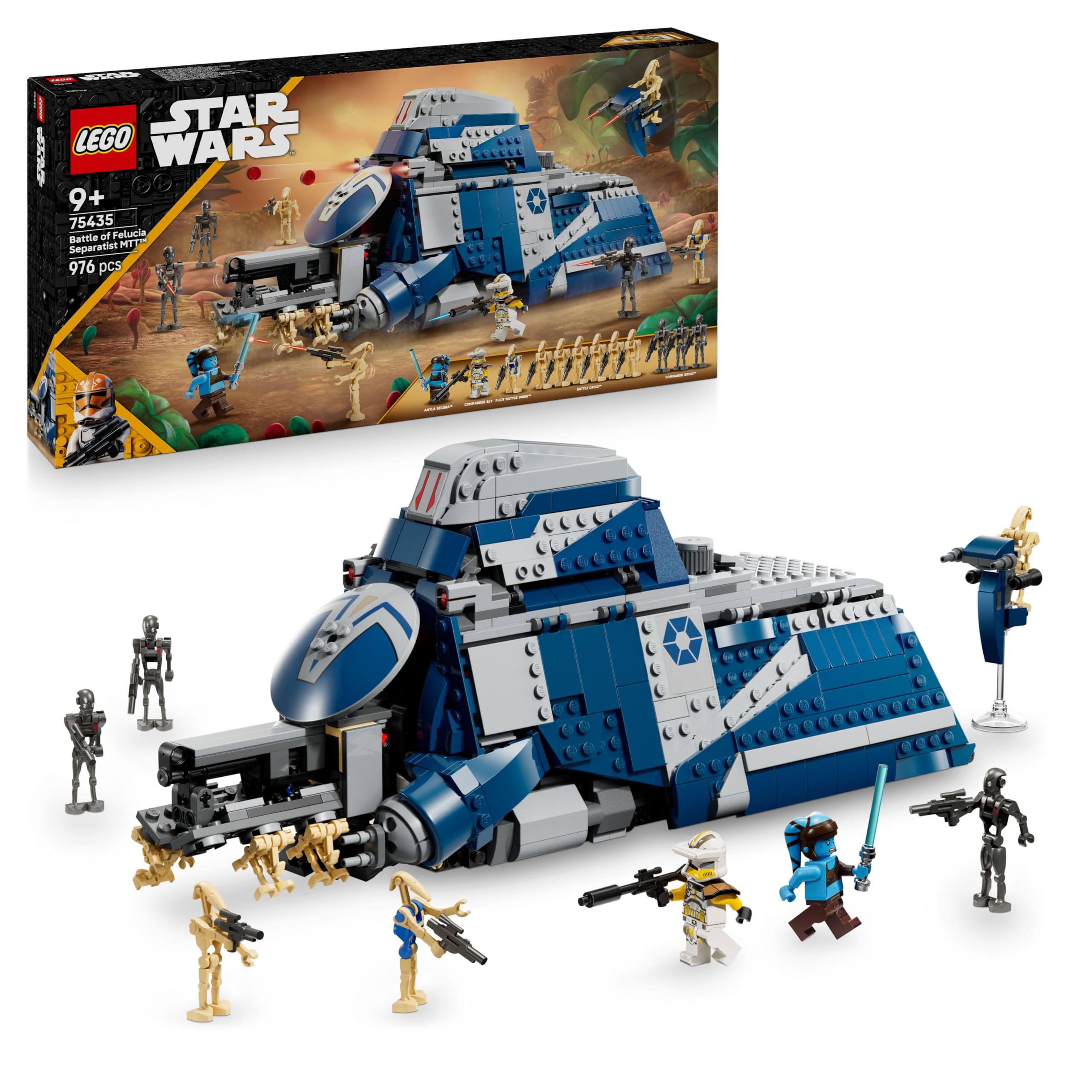 LEGO Star Wars 75435 Battle of Felucia Separatist MTT - Interactive Building Toy for Ages 9+ 8