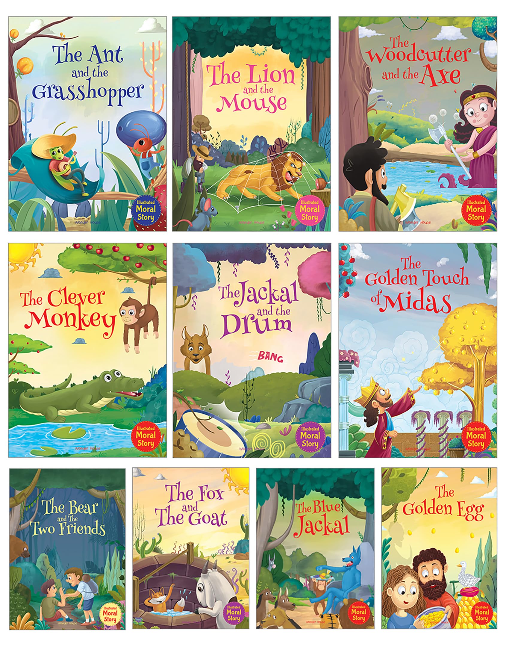Wonder House Books Moral Stories: Illustrated Paperback for Ages 4-8 1