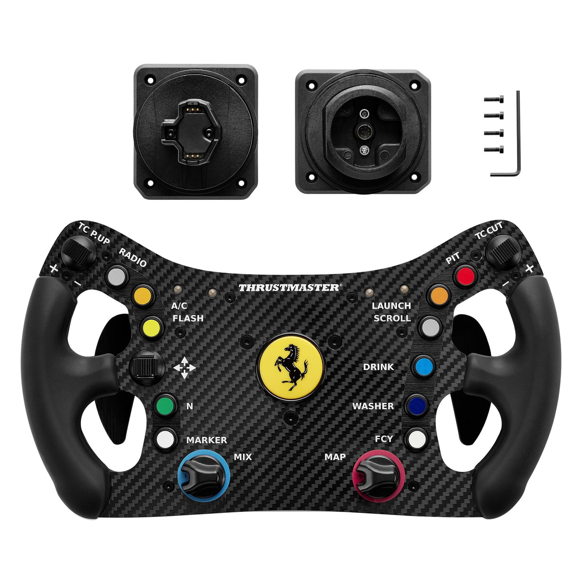 Thrustmaster Ferrari 488 GT3 Wheel Add-On Racing Wheel Rim - PC, PS5, PS4, Xbox